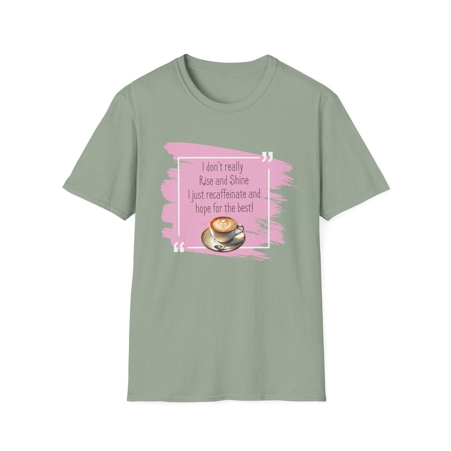 Recaffeinate & Hope Unisex Tee - But First, Coffee! ☕️💖 - Whippie's