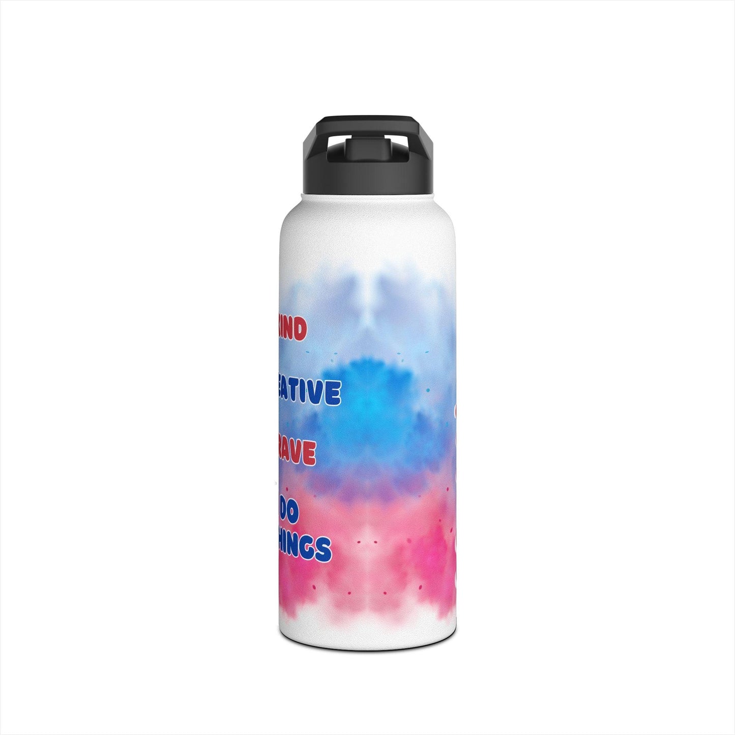 I Can Do Hard Things Stainless Steel Water Bottle - Personalizable - Whippie's