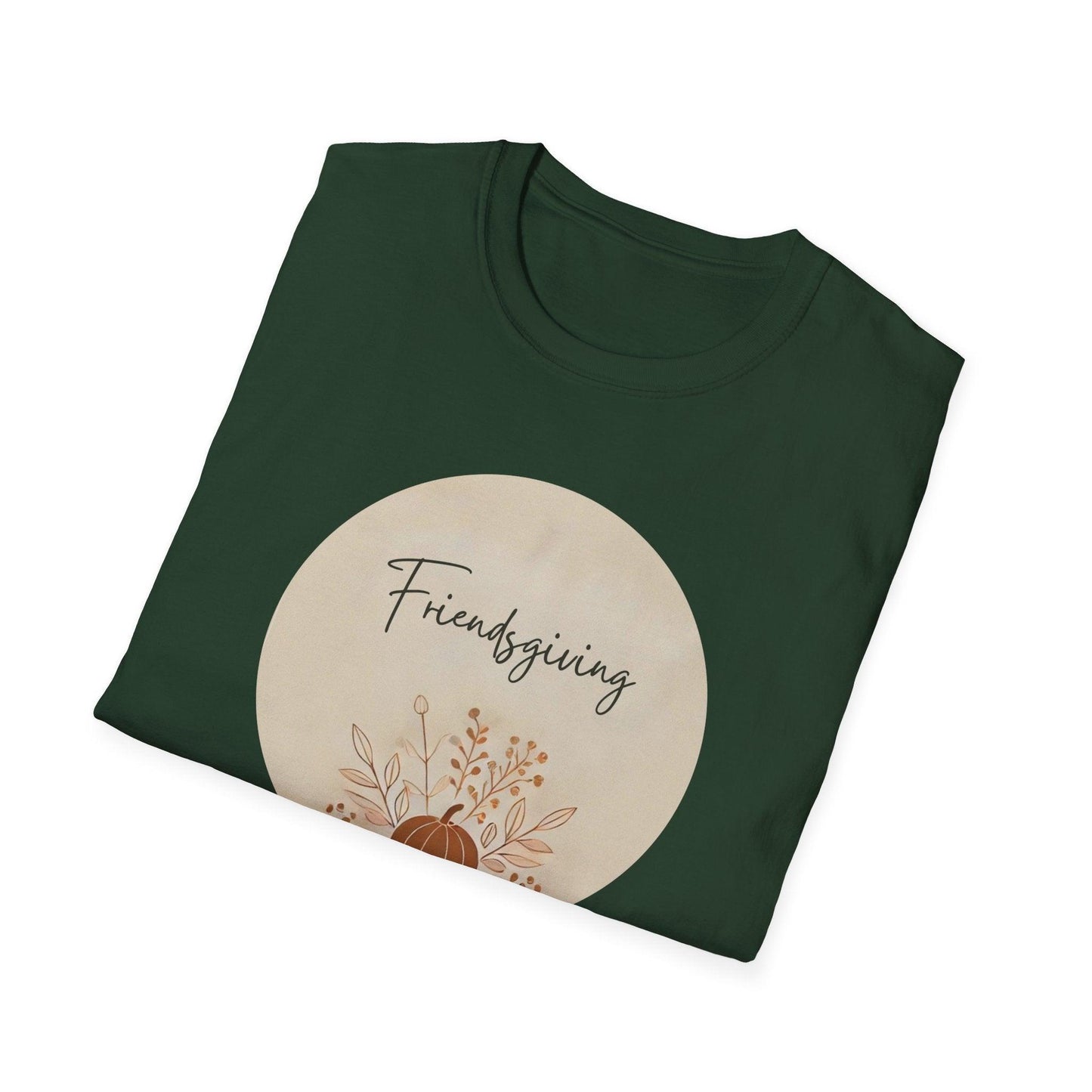 Friendsgiving Vibes - Gather & Give Thanks! 🍂🍁 - Unisex T-Shirt - Whippie's