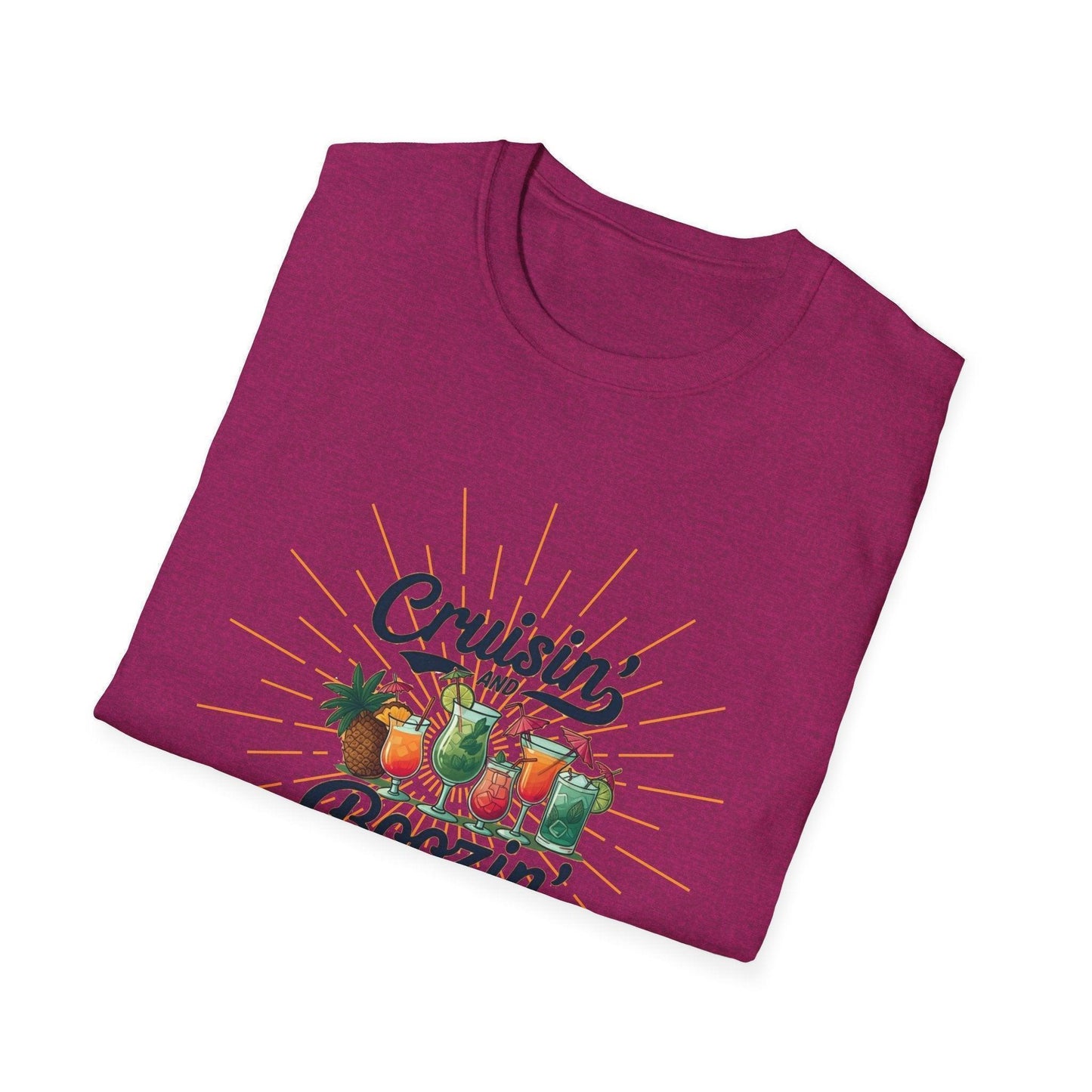 Cruisin' and Boozin Unisex Tee ๐ณ๏ธ๐น - Whippie's