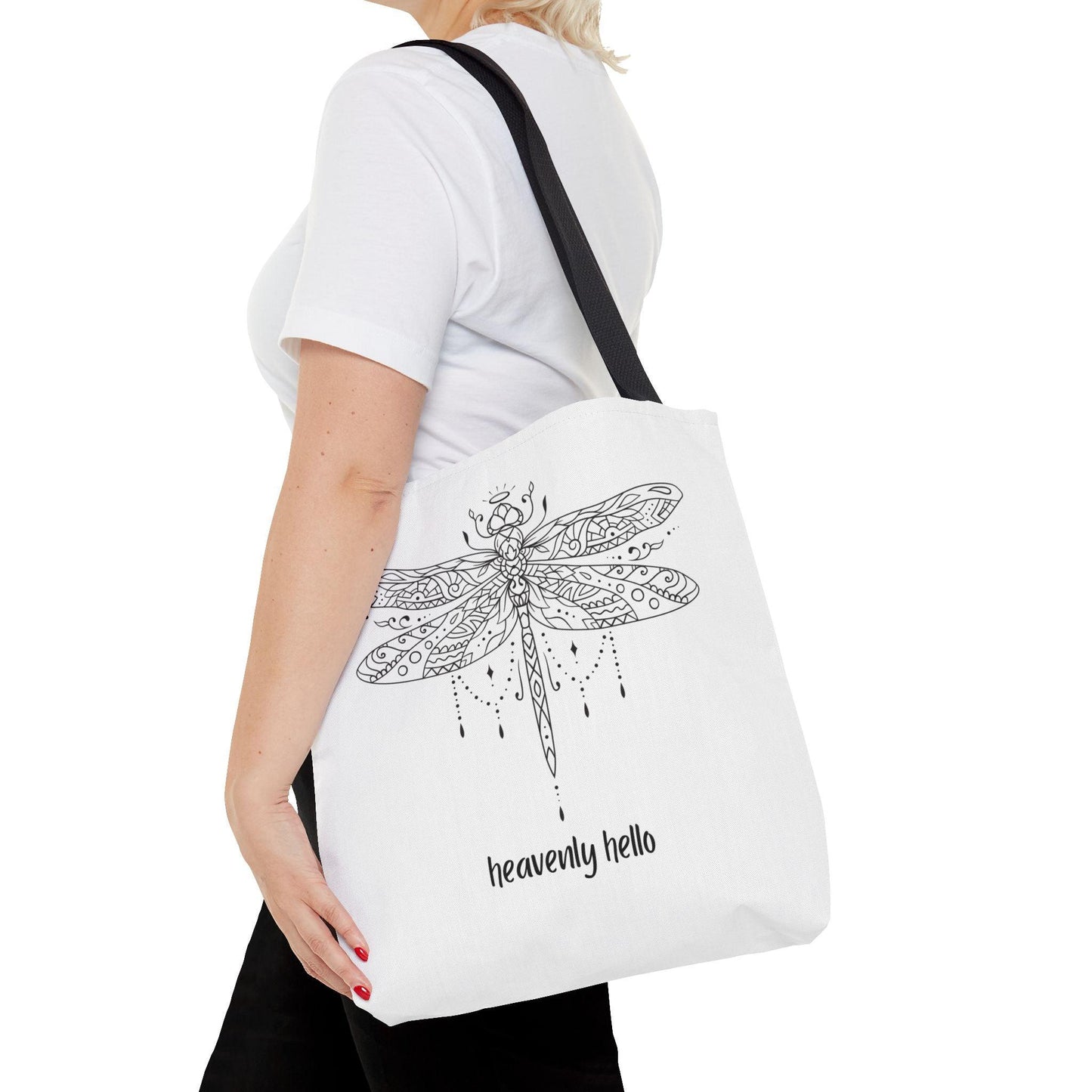 Heavenly Hello Tote Bag - ๐๏ธ Carry a Piece of Heaven with You ๐๏ธ - Whippie's