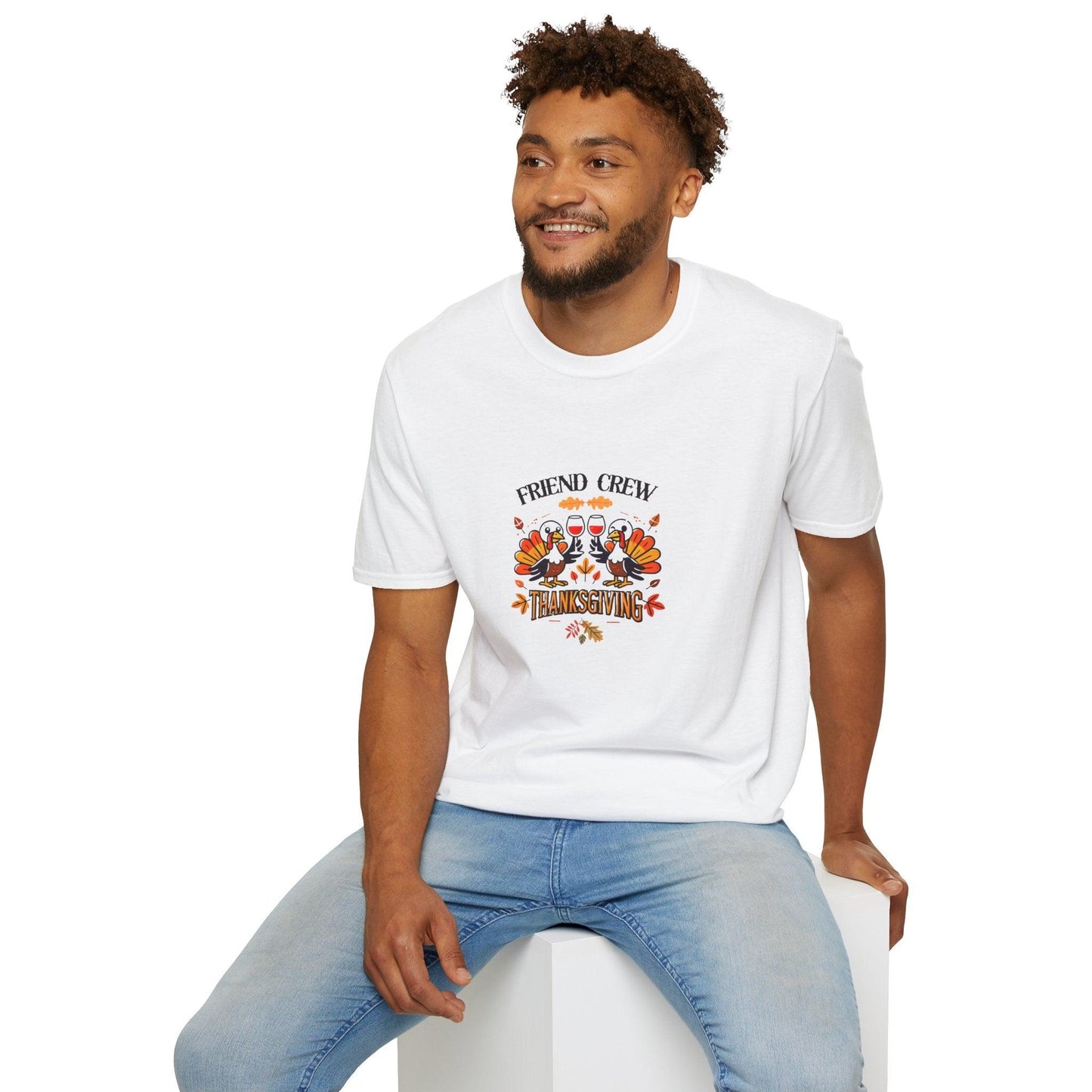 Thanksgiving Friends Crew - Cheers to the Crew! š¦š„š Unisex T-Shirt - Whippie's
