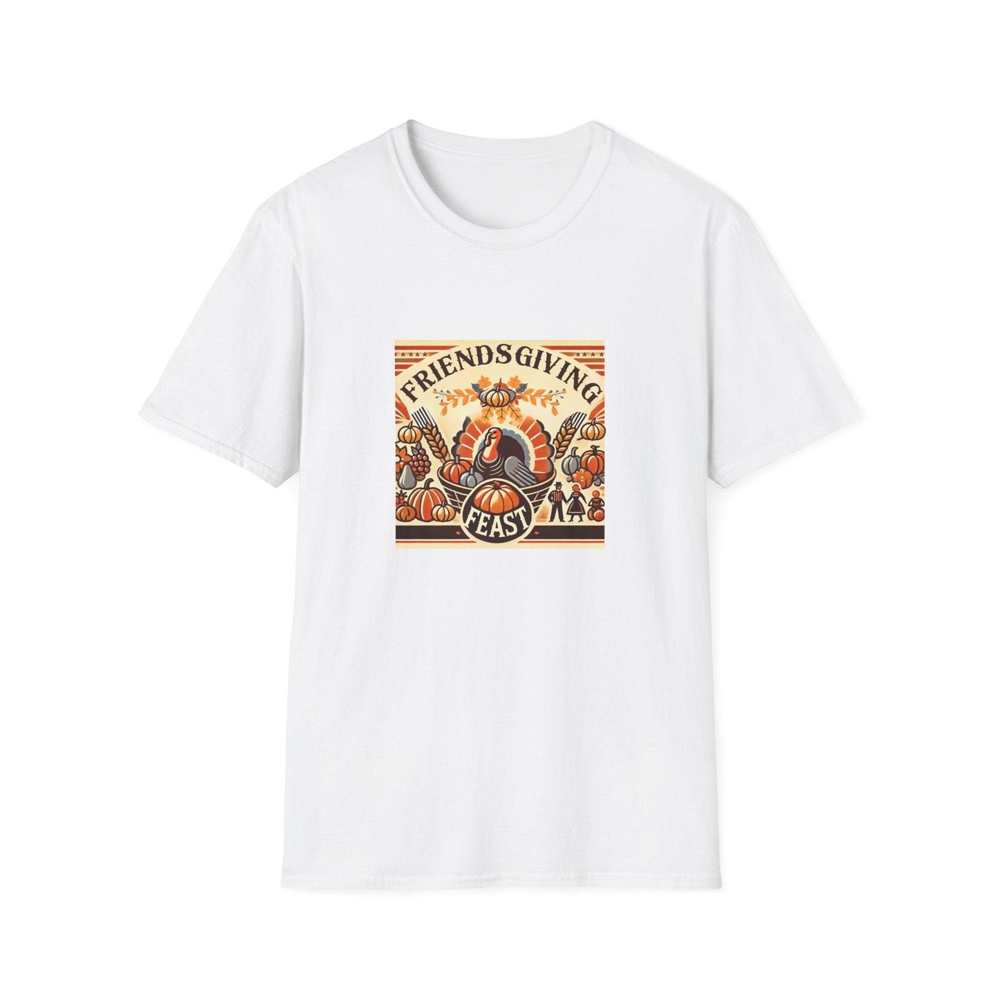 Friendsgiving Feast - A Harvest of Gratitude 🍂🦃 - Unisex T-Shirt - Whippie's