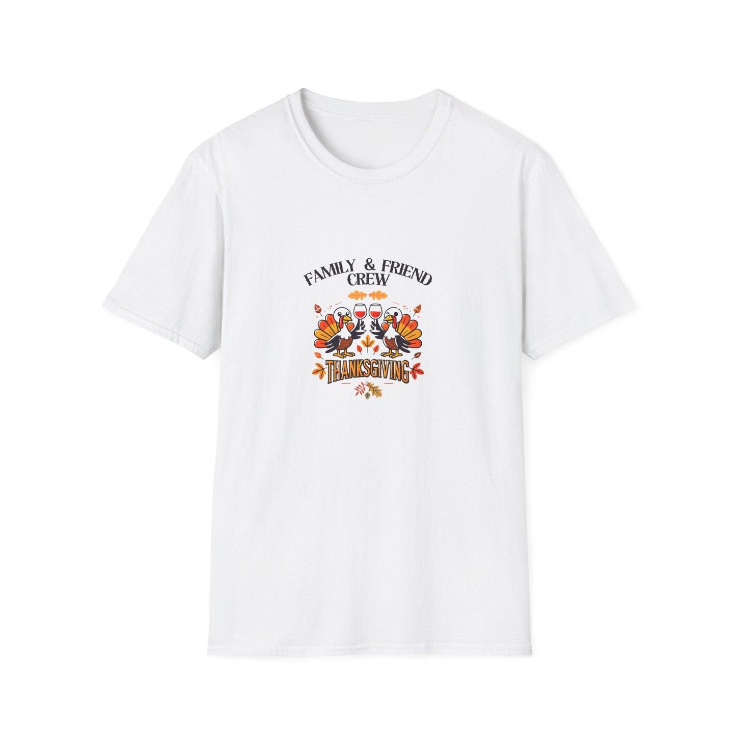Thanksgiving Family & Friends Crew - Cheers to the Crew! 🦃🥂🍁 Unisex T-Shirt - Whippie's