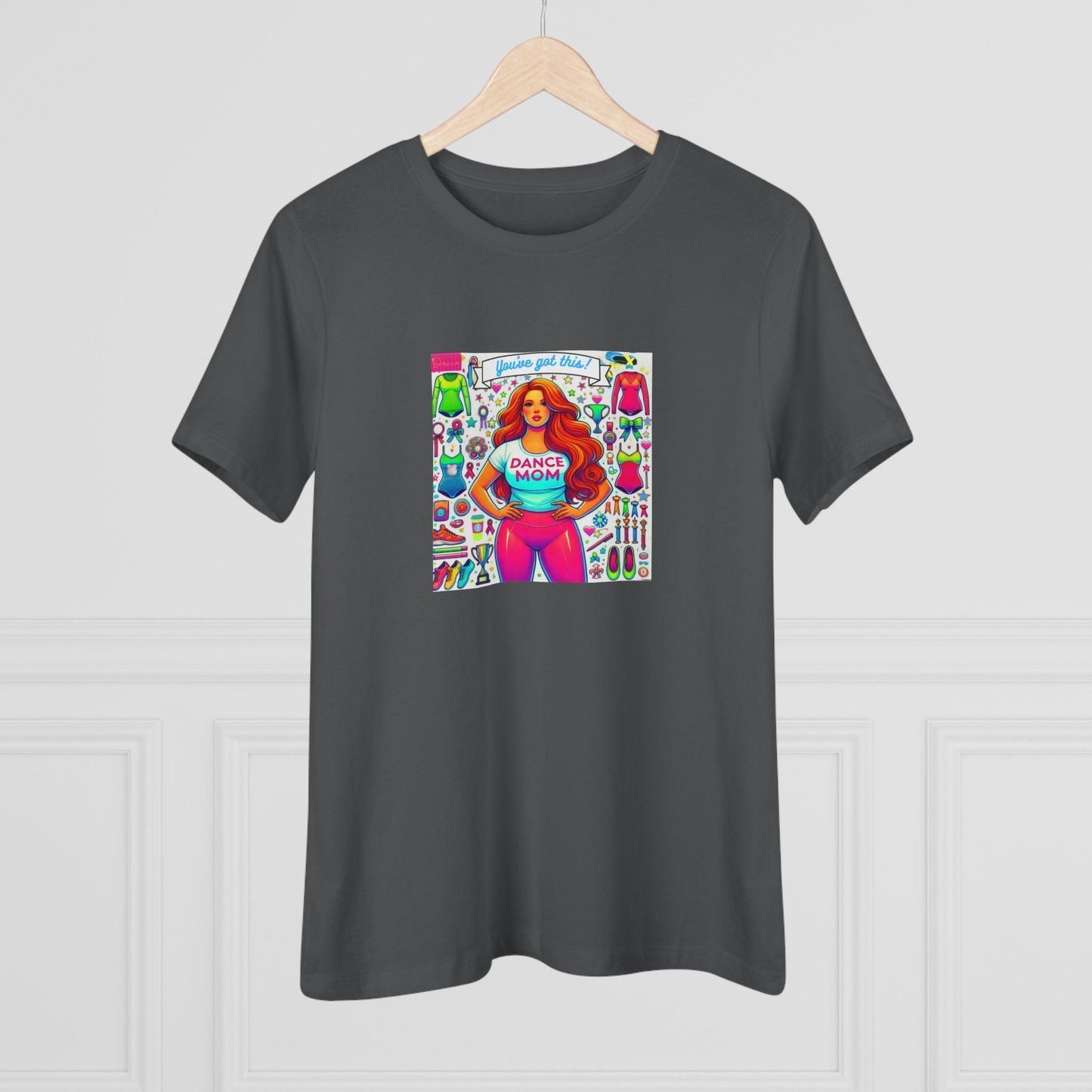 Dance Mom: You've Got This - Red Hair Mom - Curvy - Women's Softstyle Tee - Whippie's