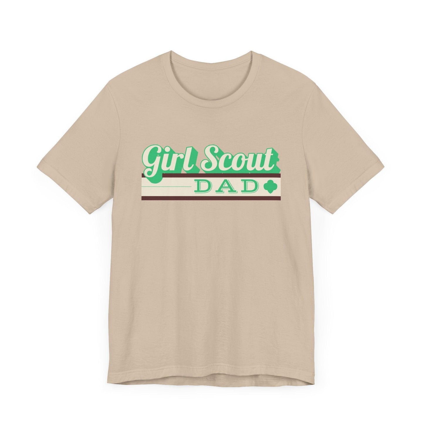 Proud Girl Scout Dad - Unisex Jersey Tee - Vintage Vibes for a Supportive Dad! - Whippie's