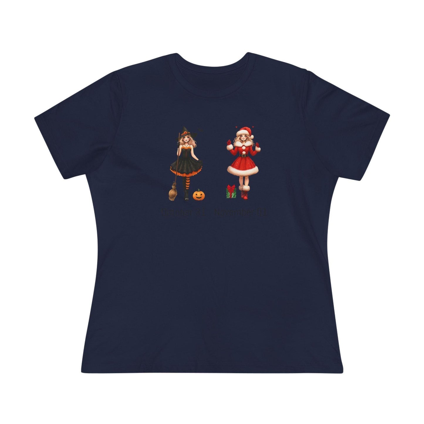 From Halloween to Holidays Women's Softstyle Tee 🎄🎃 - Whippie's