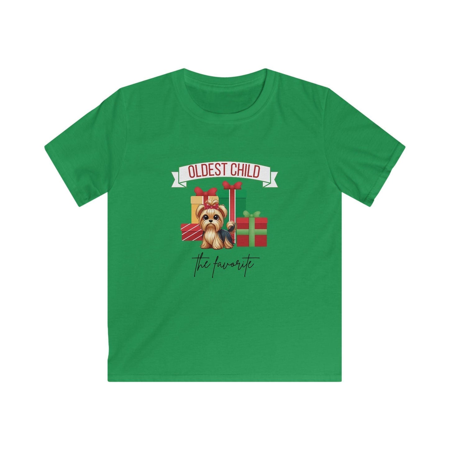 The Oldest Child, The Favorite 🎁🐶 Yorkie - Kids' Tee! 🎁👑 - Whippie's