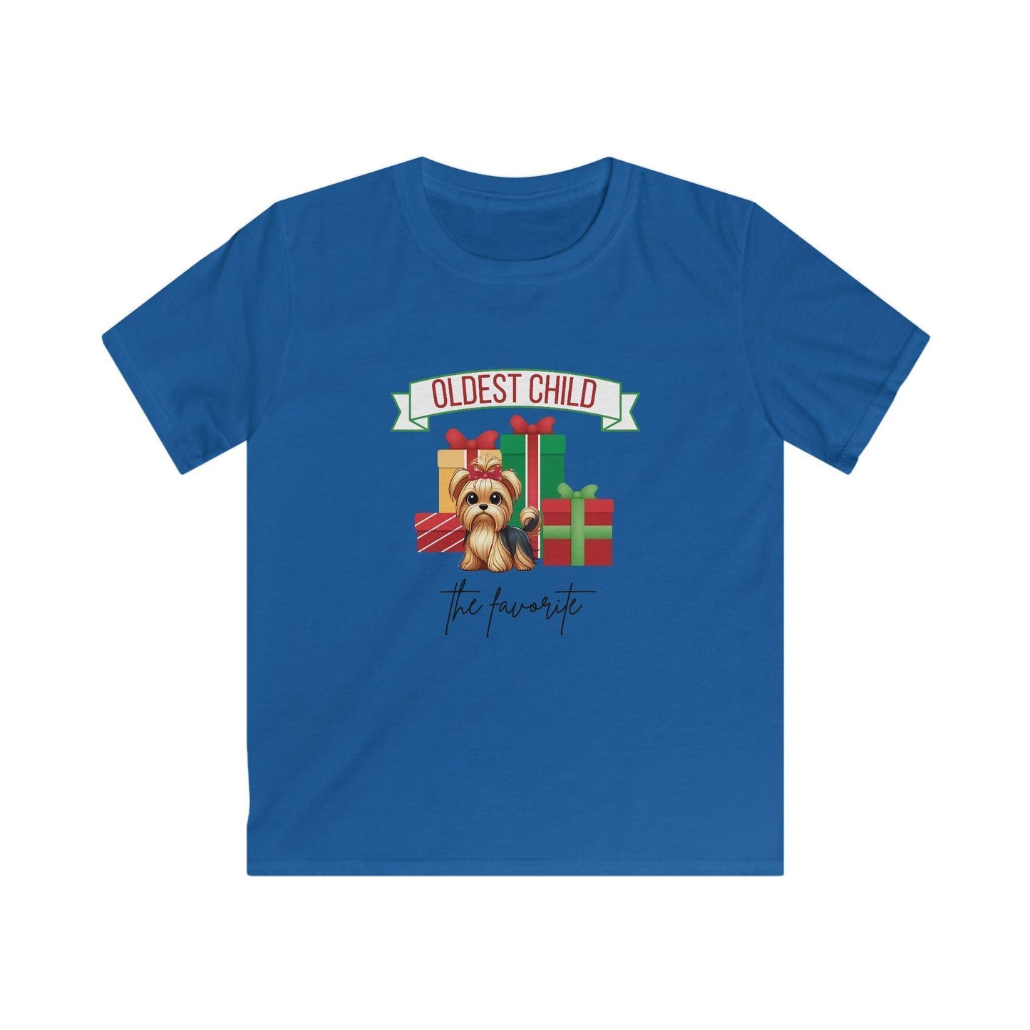 The Oldest Child, The Favorite 🎁🐶 Yorkie - Kids' Tee! 🎁👑 - Whippie's