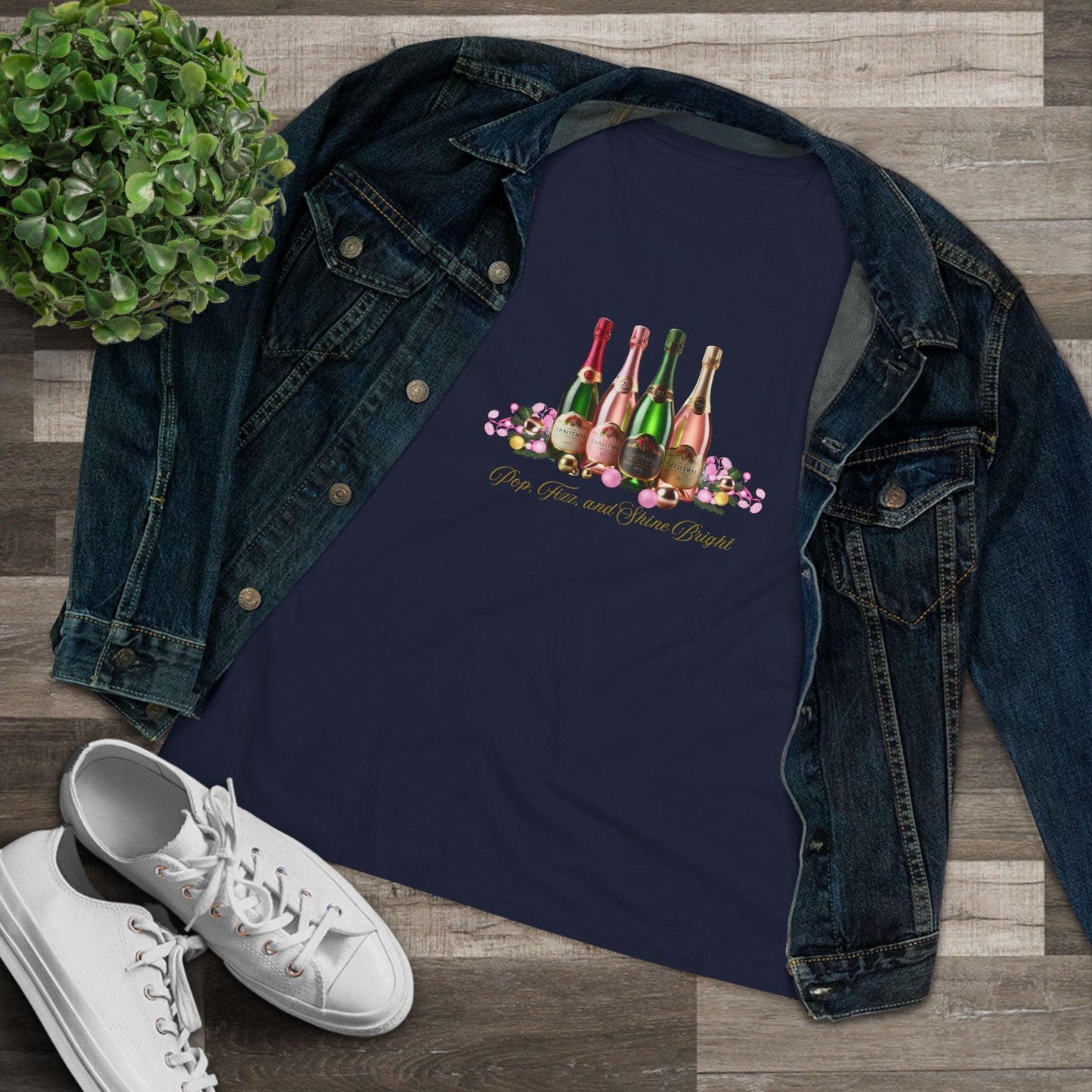 🍾💖 Pop, Fizz, and Shine Bright! ✨🥂 - Women's Softstyle Tee - Whippie's