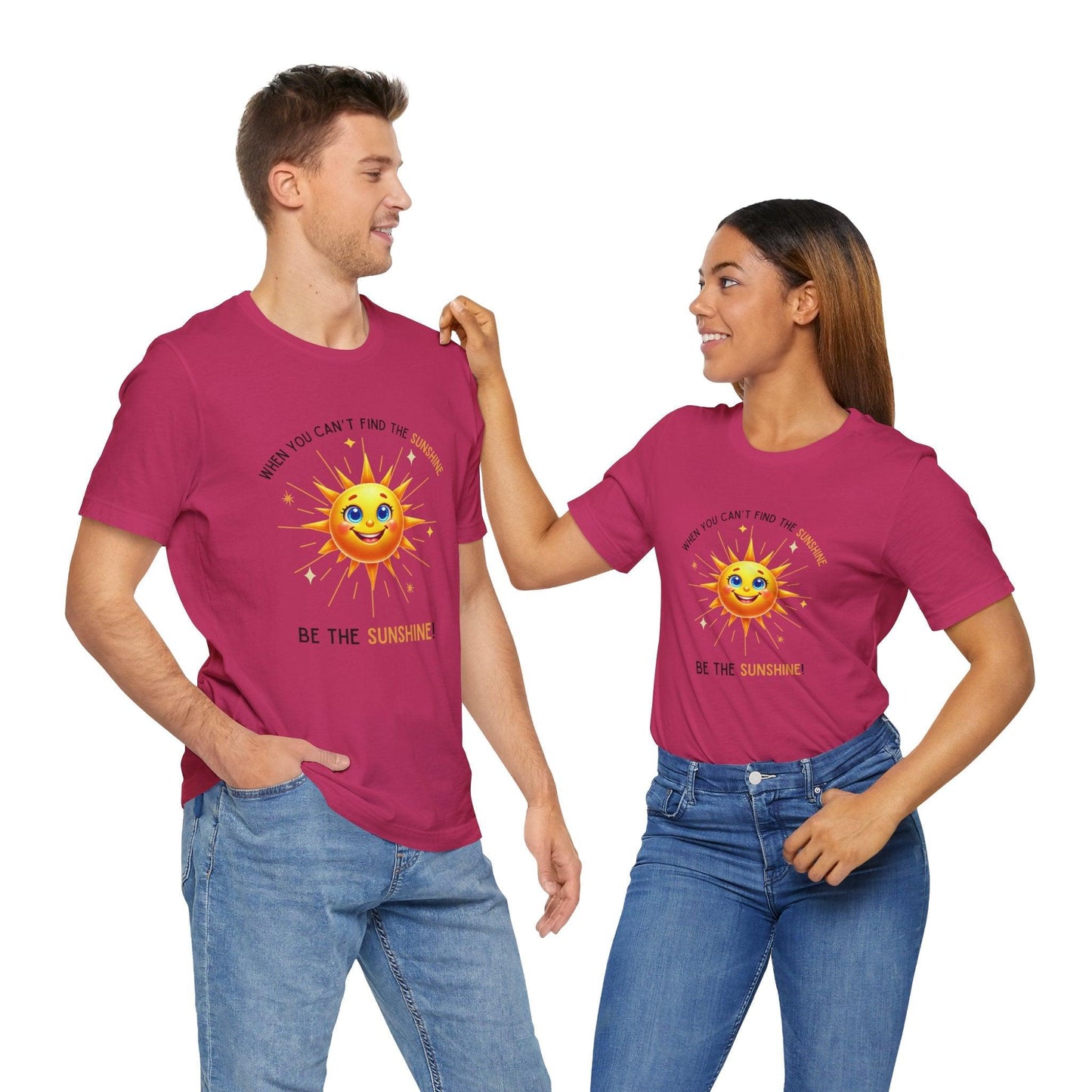 Be the Sunshine - Unisex Jersey Tee - ☀️ Let Your Inner Light Shine! ☀️ - Whippie's