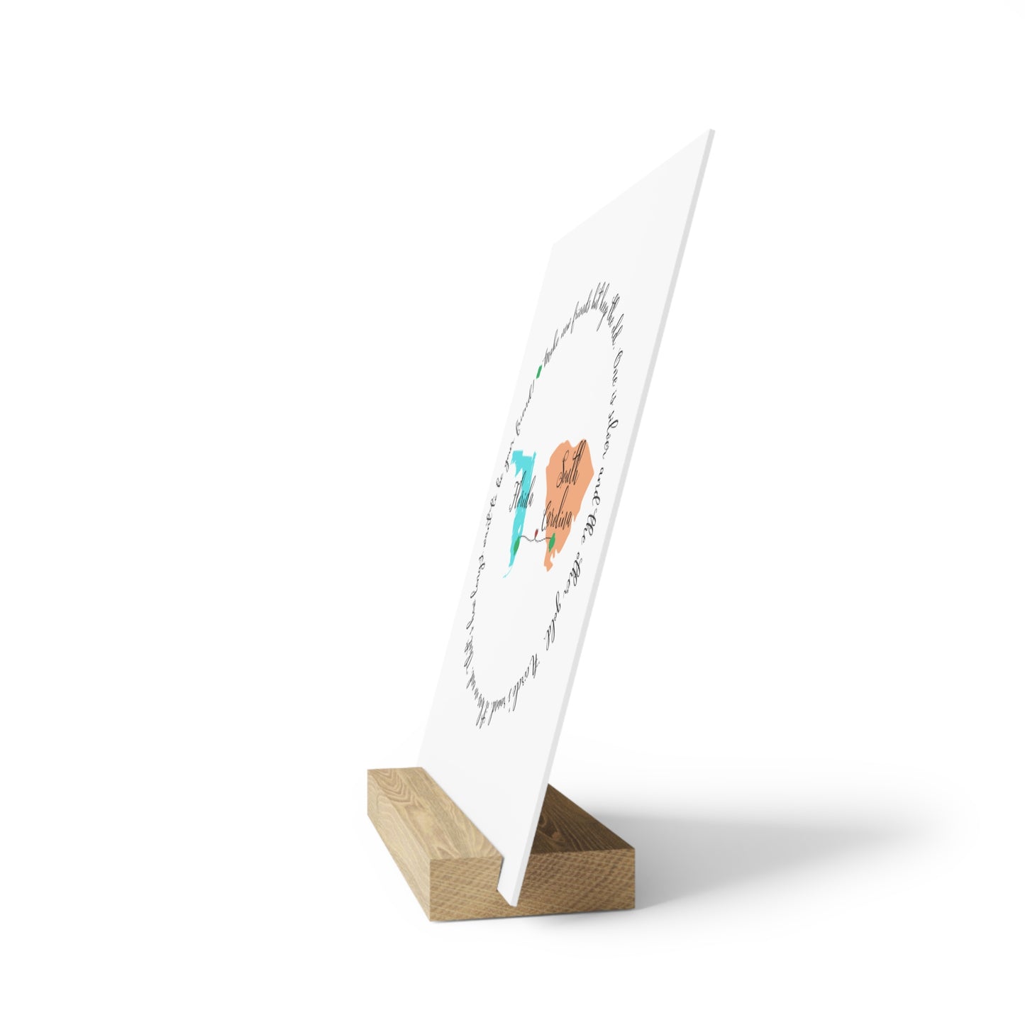 Girl Scout Friendship Moving to New State - Gallery Board with Stand - Personalizable - Whippie's