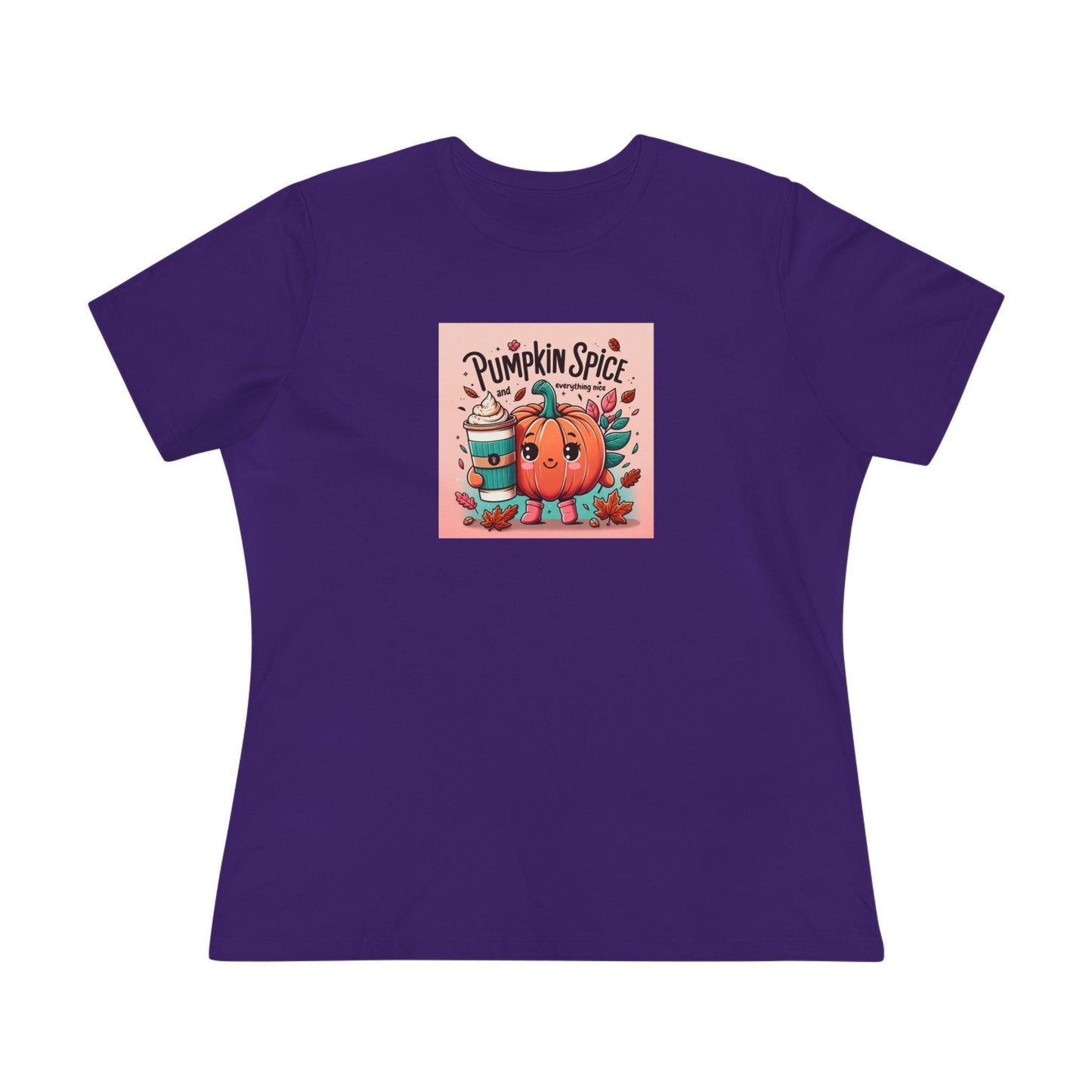 Cute Pumpkin: Pumpkin Spice and Everything Nice - Women's Softstyle Tee - Whippie's