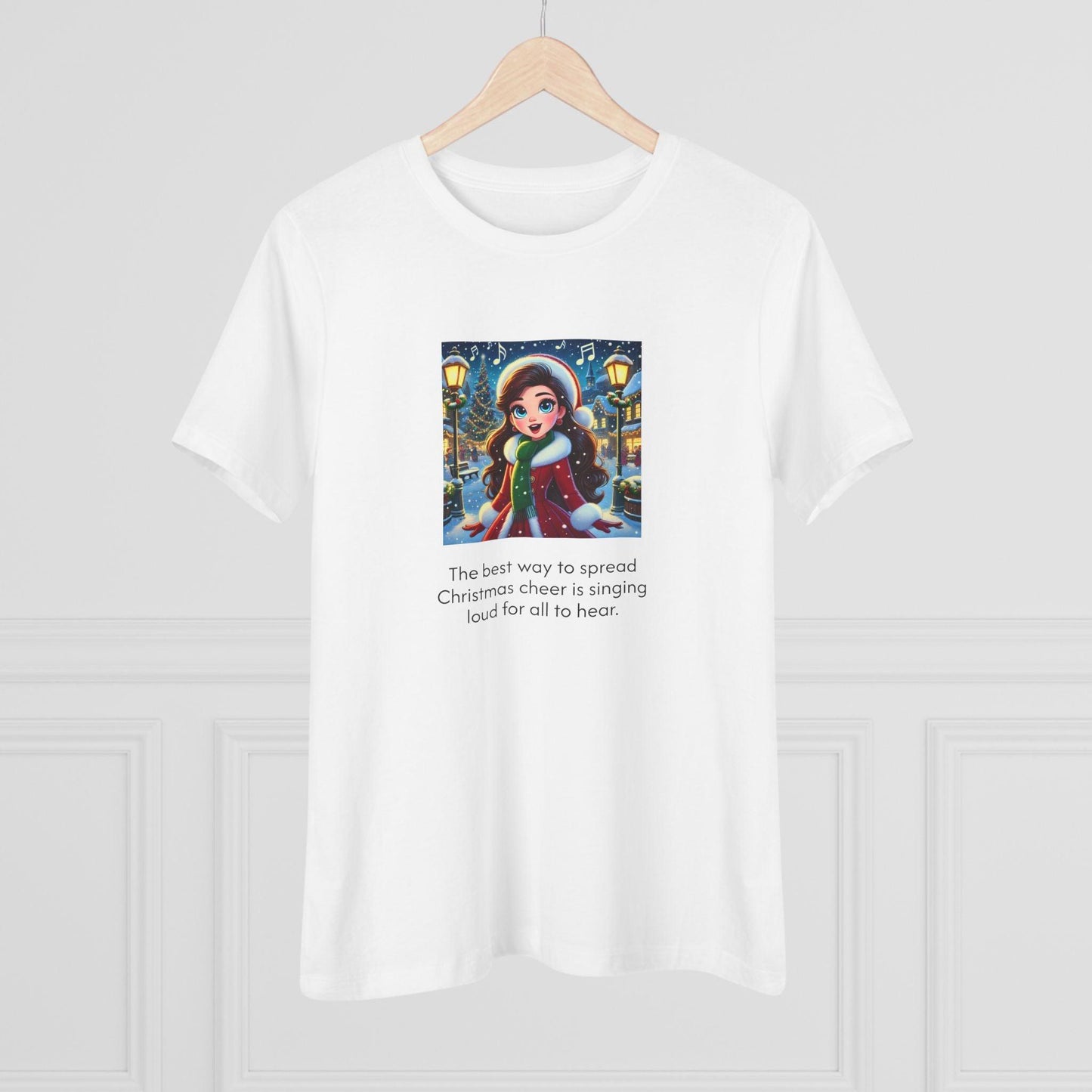 Caroler - Christmas Cheer - BHLBE Girl - Women's Tee - Whippie's