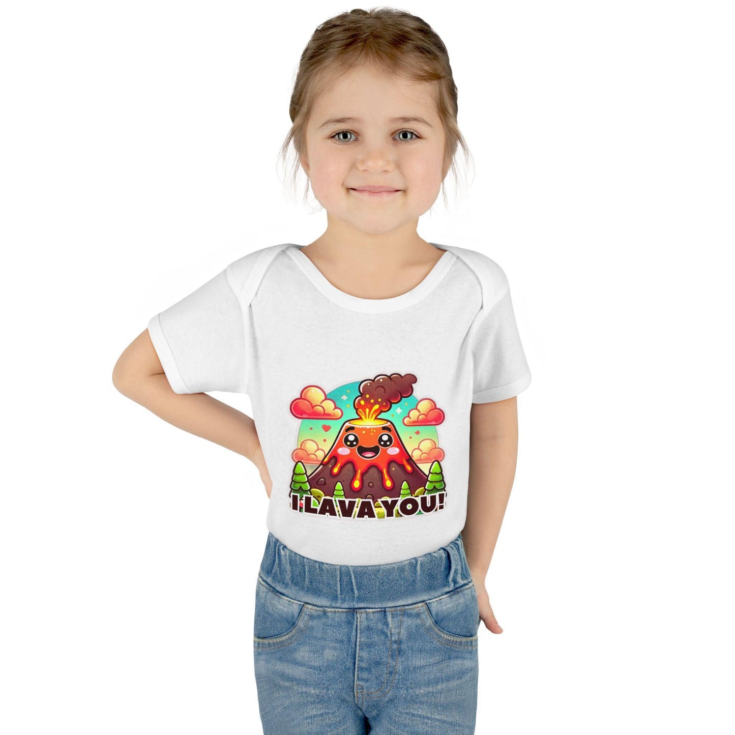 I Lava You - Baby Onesie ❤️🌋 - Whippie's