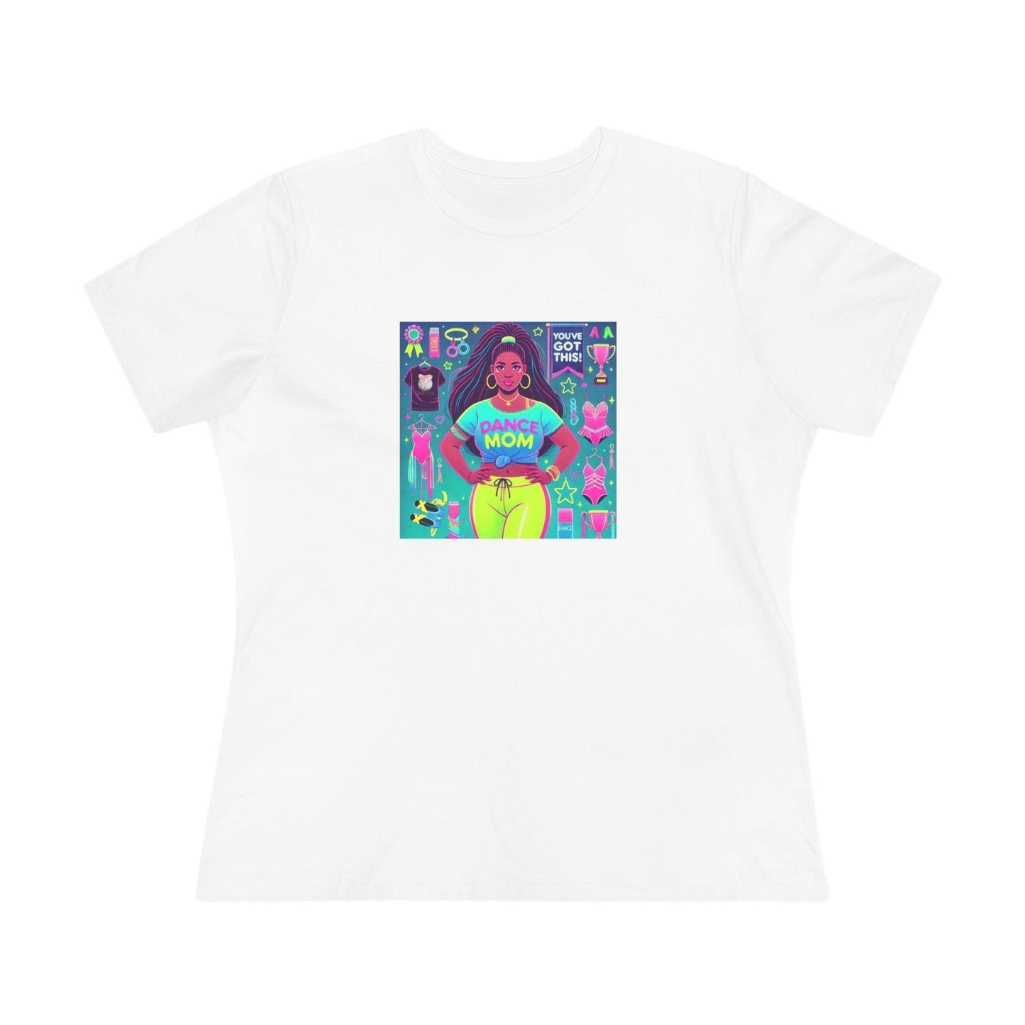Dance Mom: You've Got This - Darker Skin Tone Mom - Curvy - Women's Softstyle Tee - Whippie's