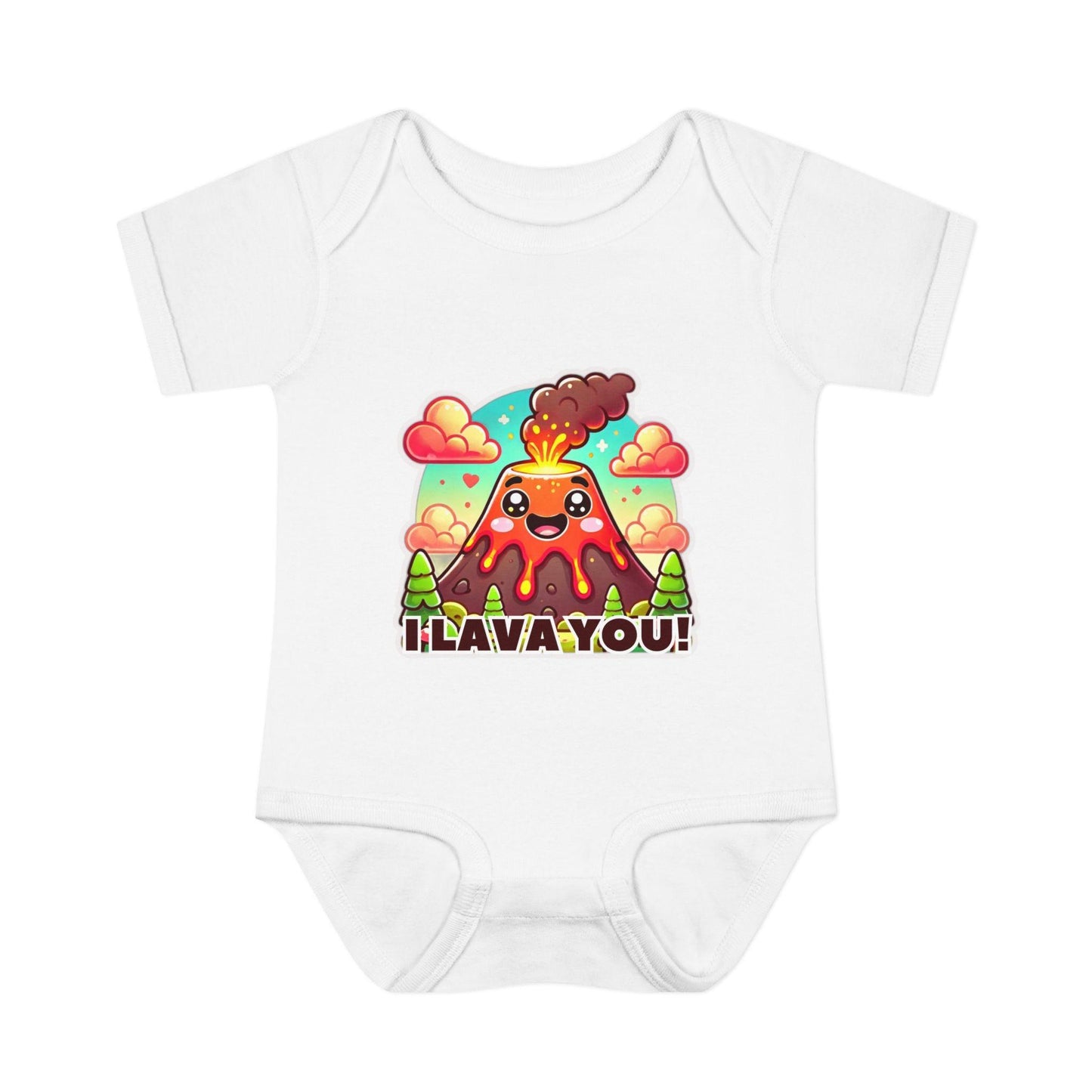 I Lava You - Baby Onesie ❤️🌋 - Whippie's