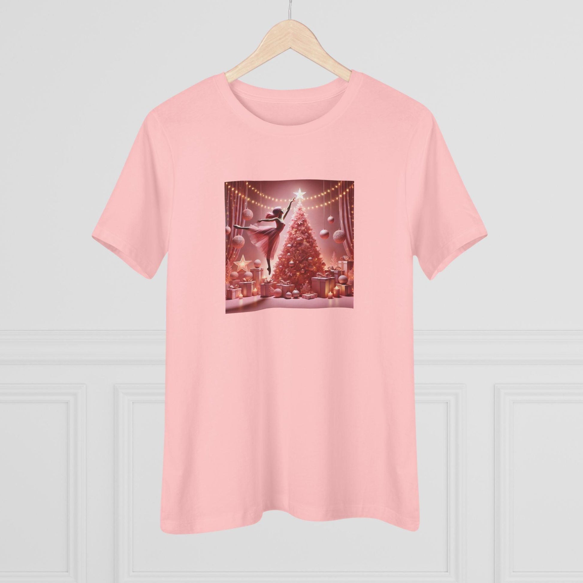 Pink Leap into the Holidays - Women's Softstyle Tee - Whippie's