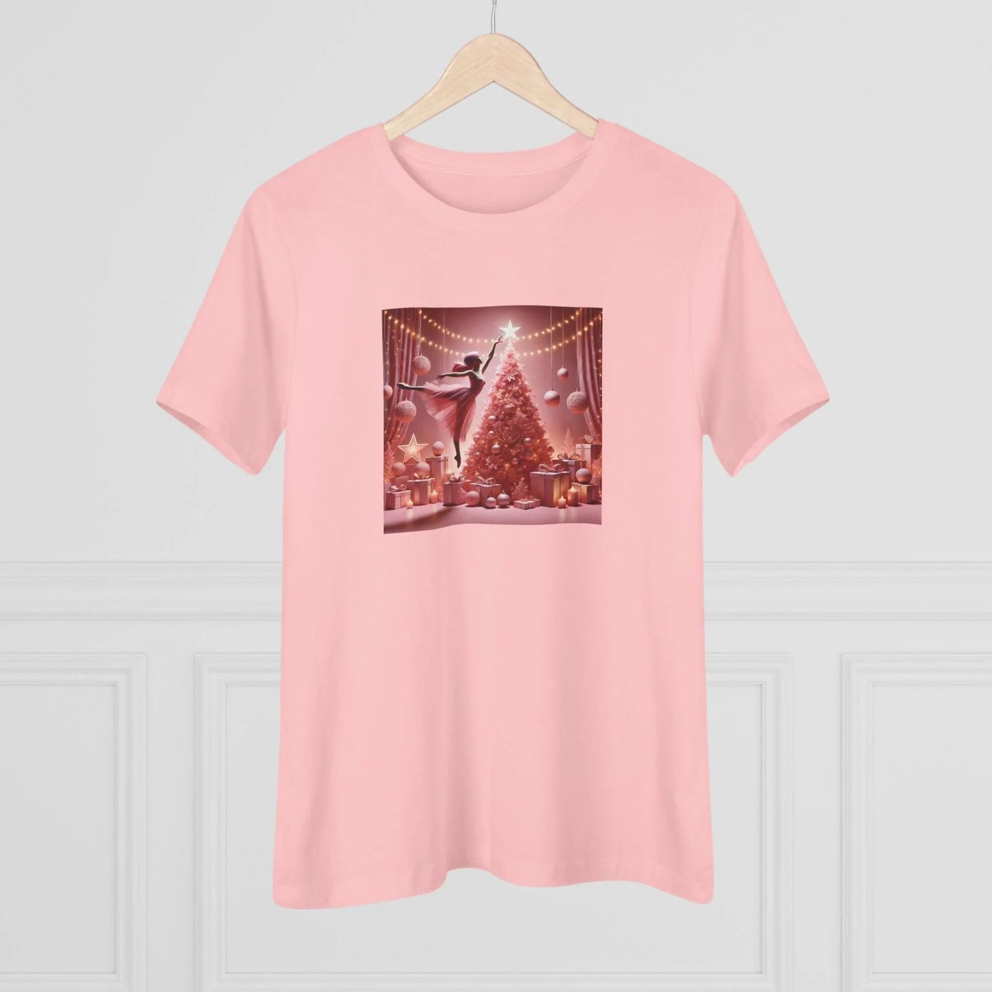 Pink Leap into the Holidays - Women's Softstyle Tee - Whippie's