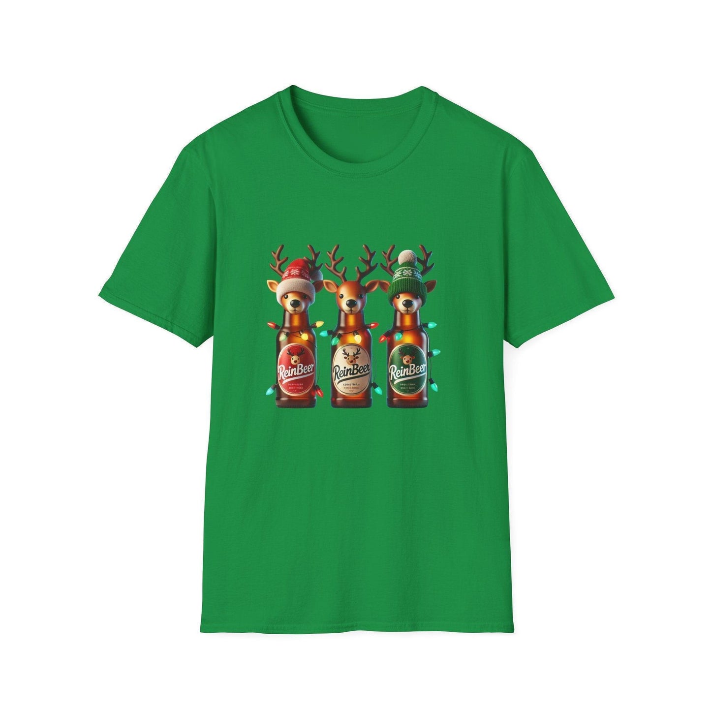 Reinbeer: The 🍻 Official Beverage of the Reindeer Games 🦌 - Unisex Softstyle T-shirt - Whippie's