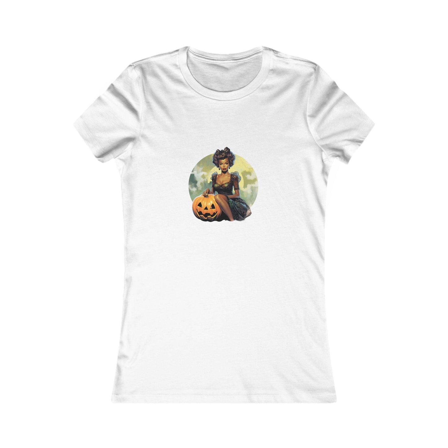 Vintage Halloween Glam Women's Favorite Tee - Spooky Chic! 🎃✨ - Whippie's