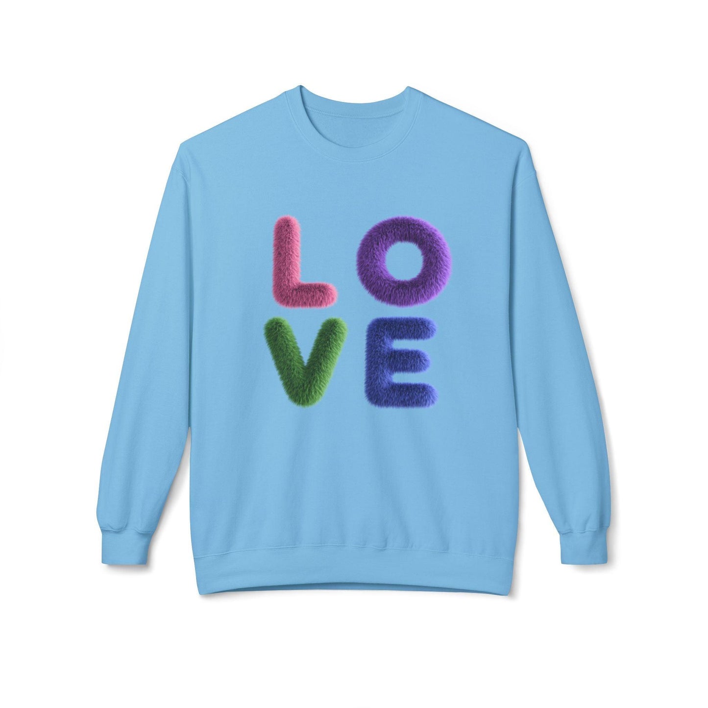 Fuzzy Love - Unisex Fleece Sweatshirt - Spread the Love ❤️ - Whippie's