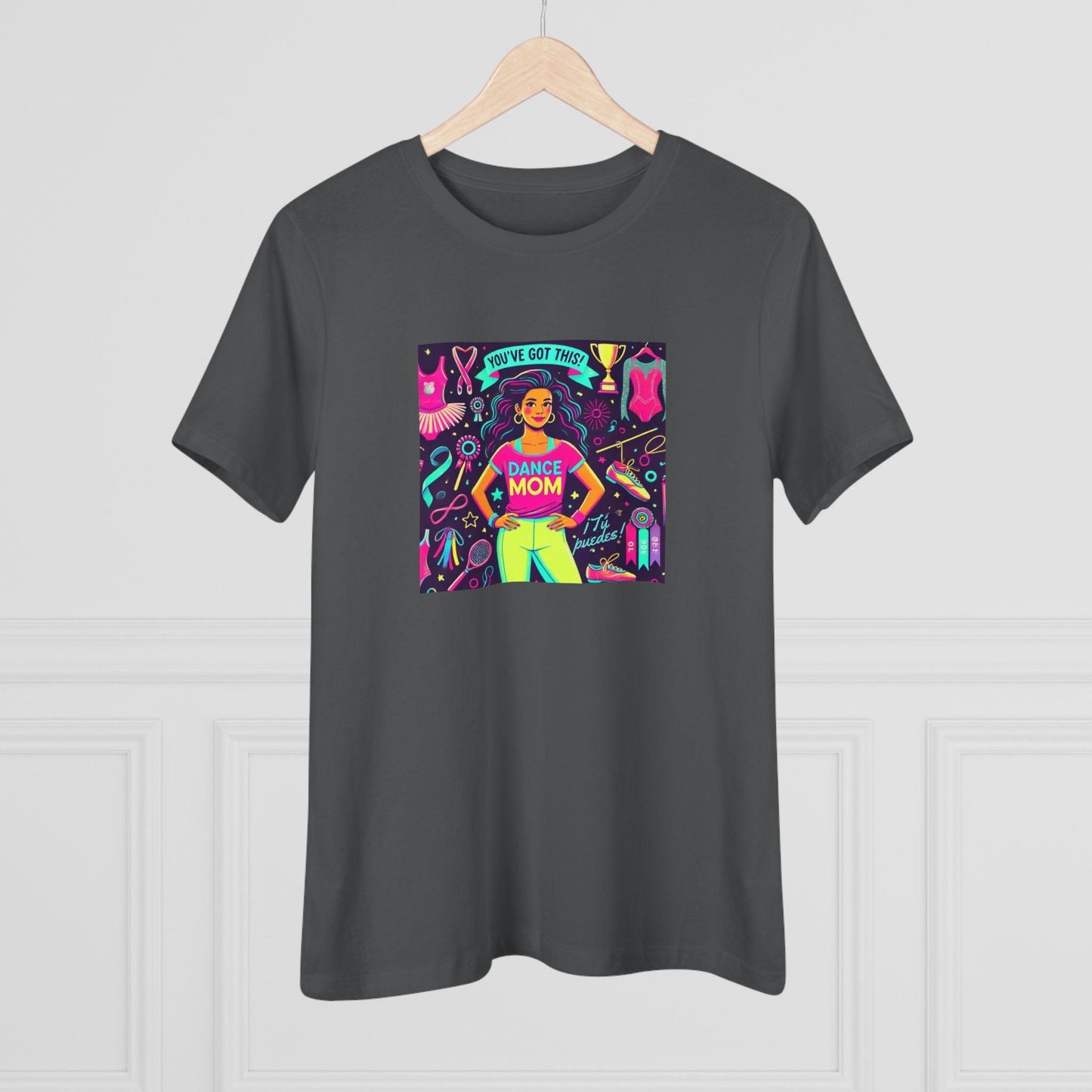 Dance Mom Magic (Latina Mom) - A Colorful Celebration 💃🌈 - Women's Softstyle Tee - Whippie's