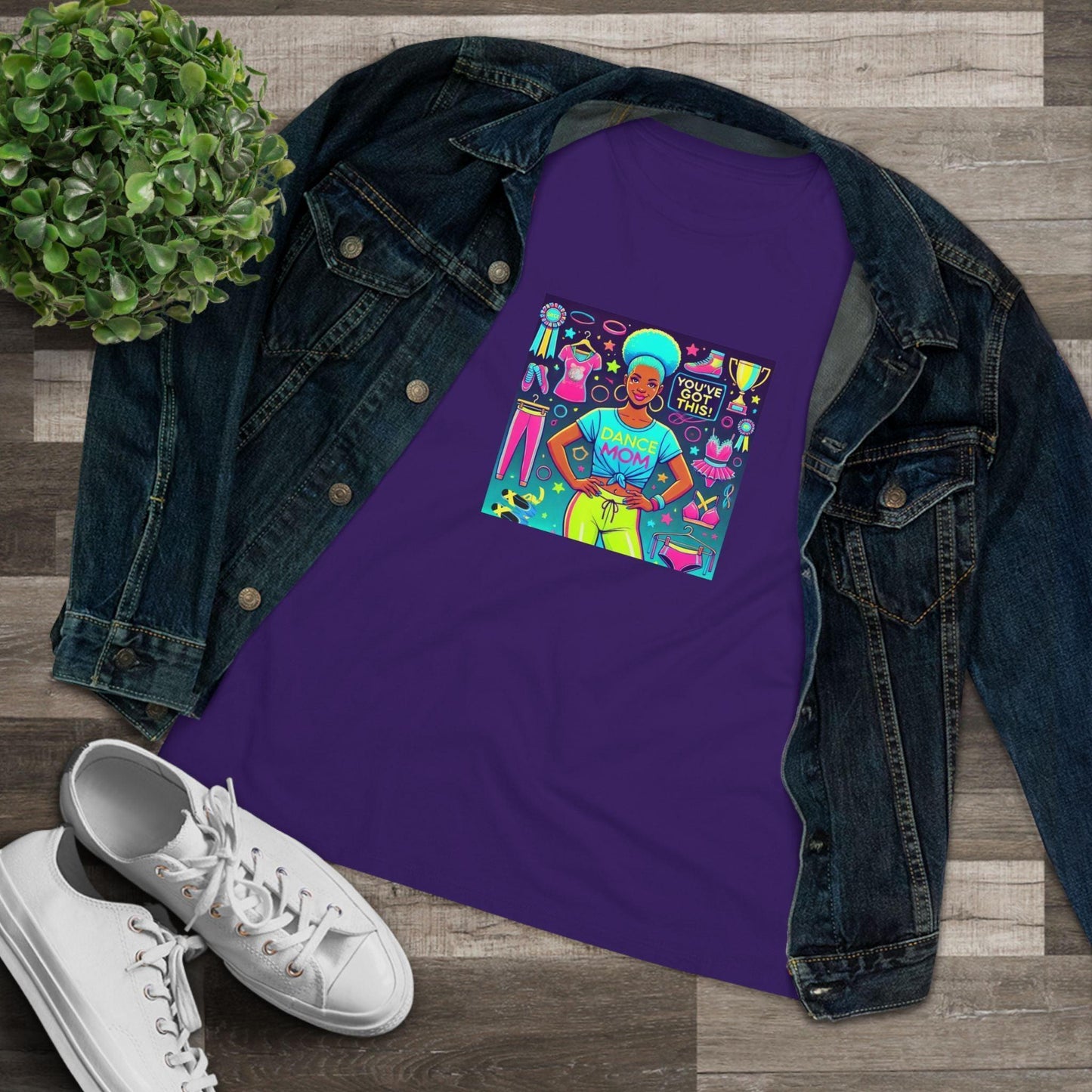 Dance Mom: You've Got This - Blue Hair Mom- You've Got This - Women's Softstyle Tee - Whippie's