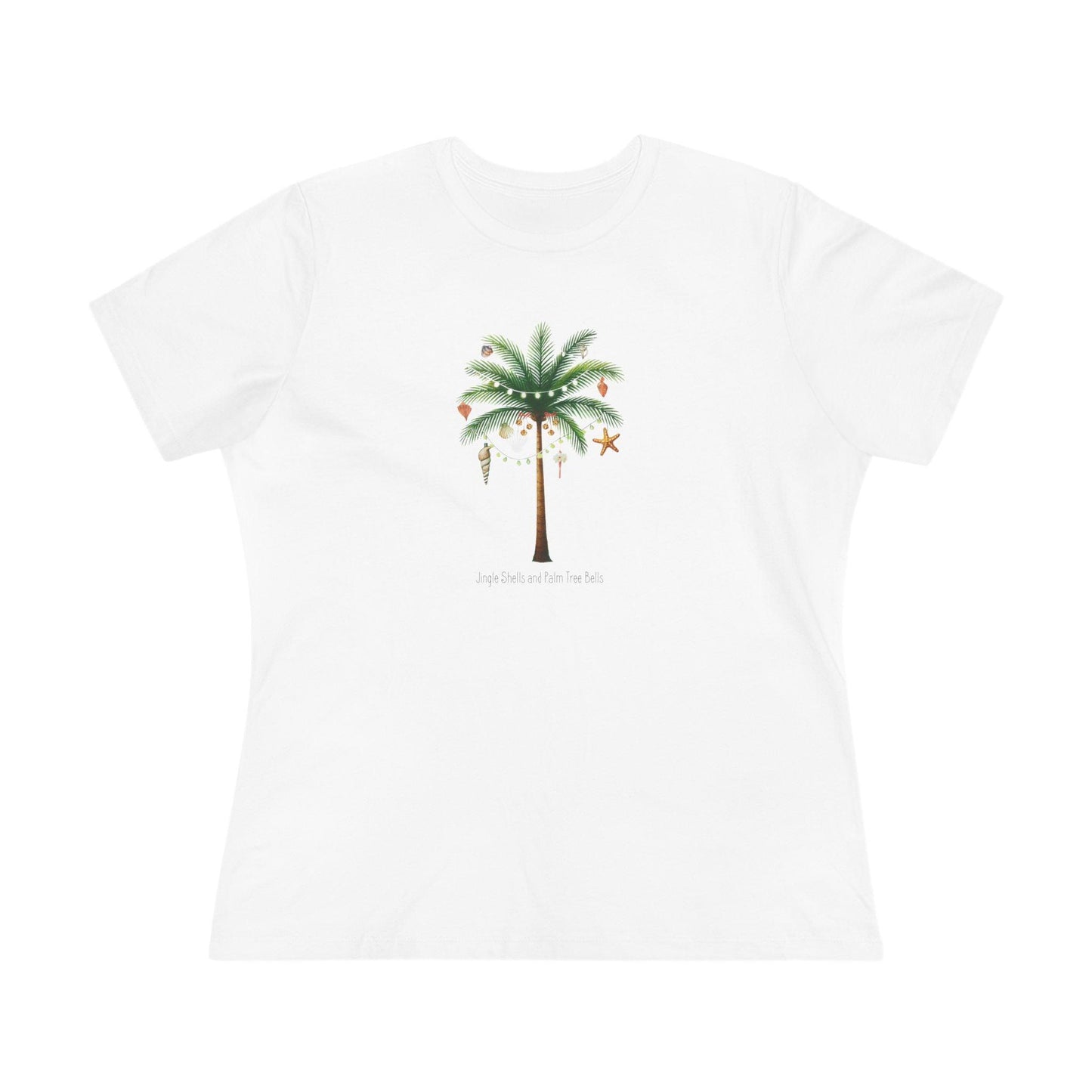 🌴 Jingle Shells & Palm Tree Bells 🐚 Women's Tee ☀️ - Whippie's