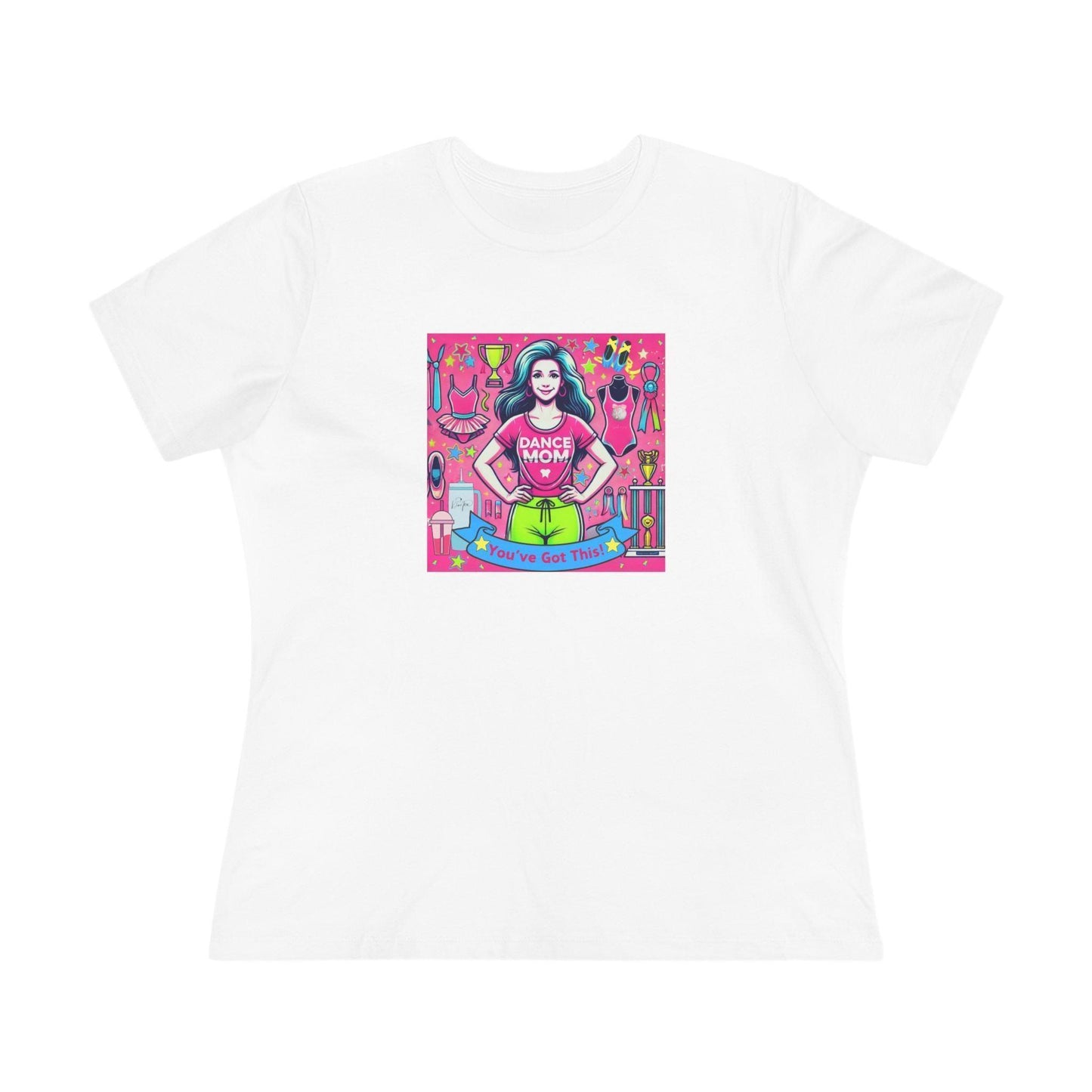 Dance Mom Magic (Brunette Mom) - A Colorful Celebration 🌈 - Women's Softstyle Tee - Whippie's