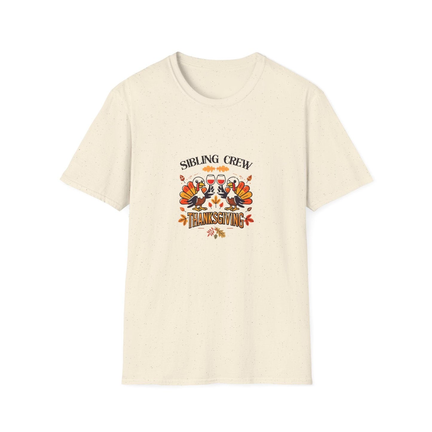 Thanksgiving Sibling Crew - Wine Unisex T-Shirt - Whippie's