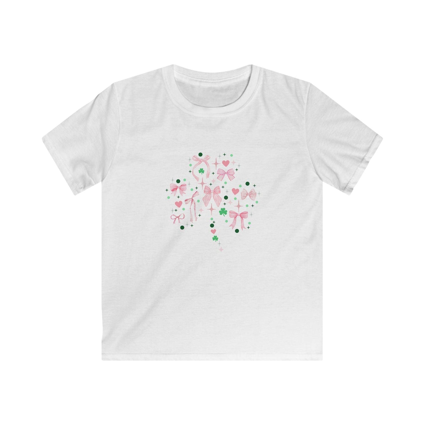 Shamrock Sparkle Youth Tee - โ๏ธ๐ Shine Bright this St. Patrick's Day! ๐โ๏ธ - Whippie's