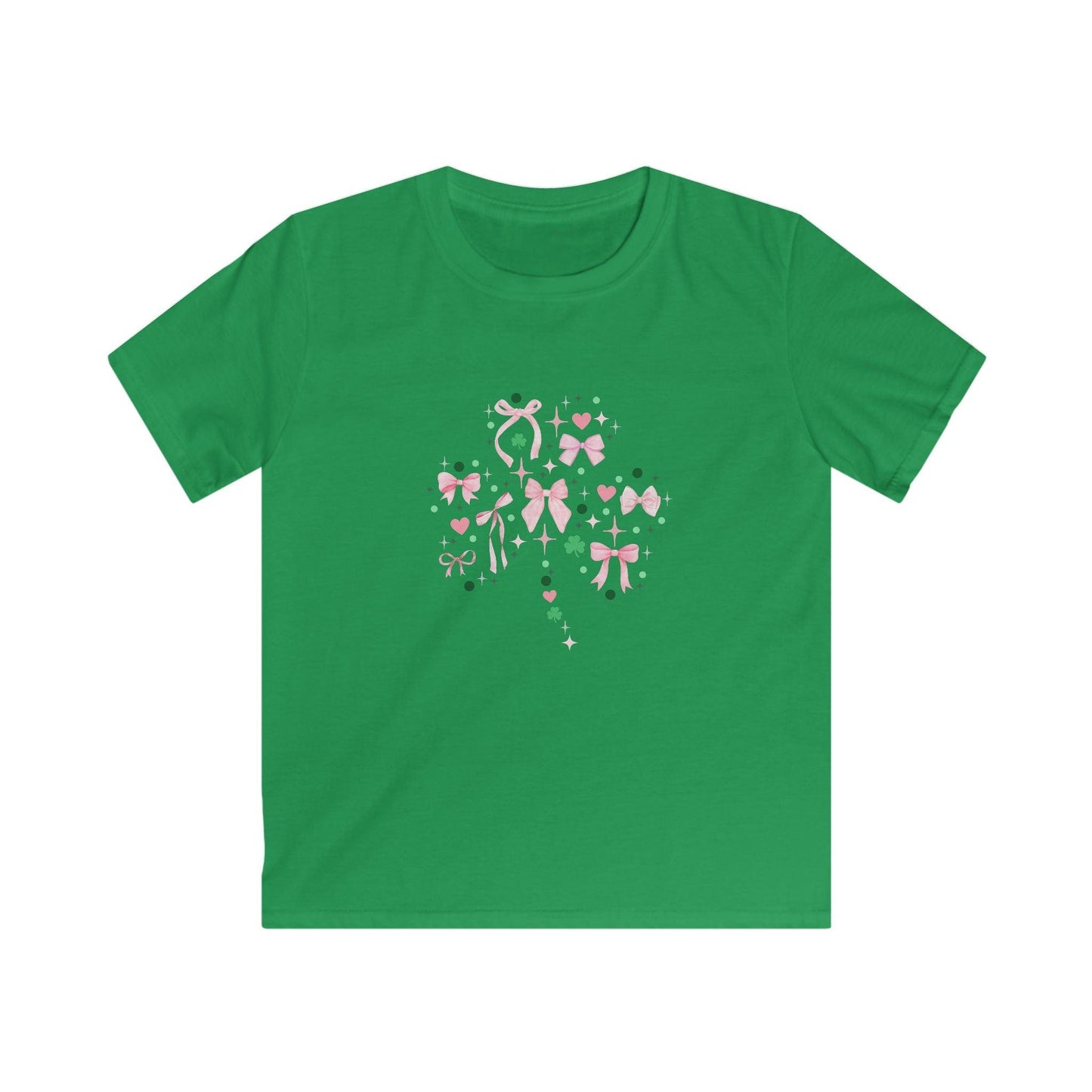 Shamrock Sparkle Youth Tee - โ๏ธ๐ Shine Bright this St. Patrick's Day! ๐โ๏ธ - Whippie's