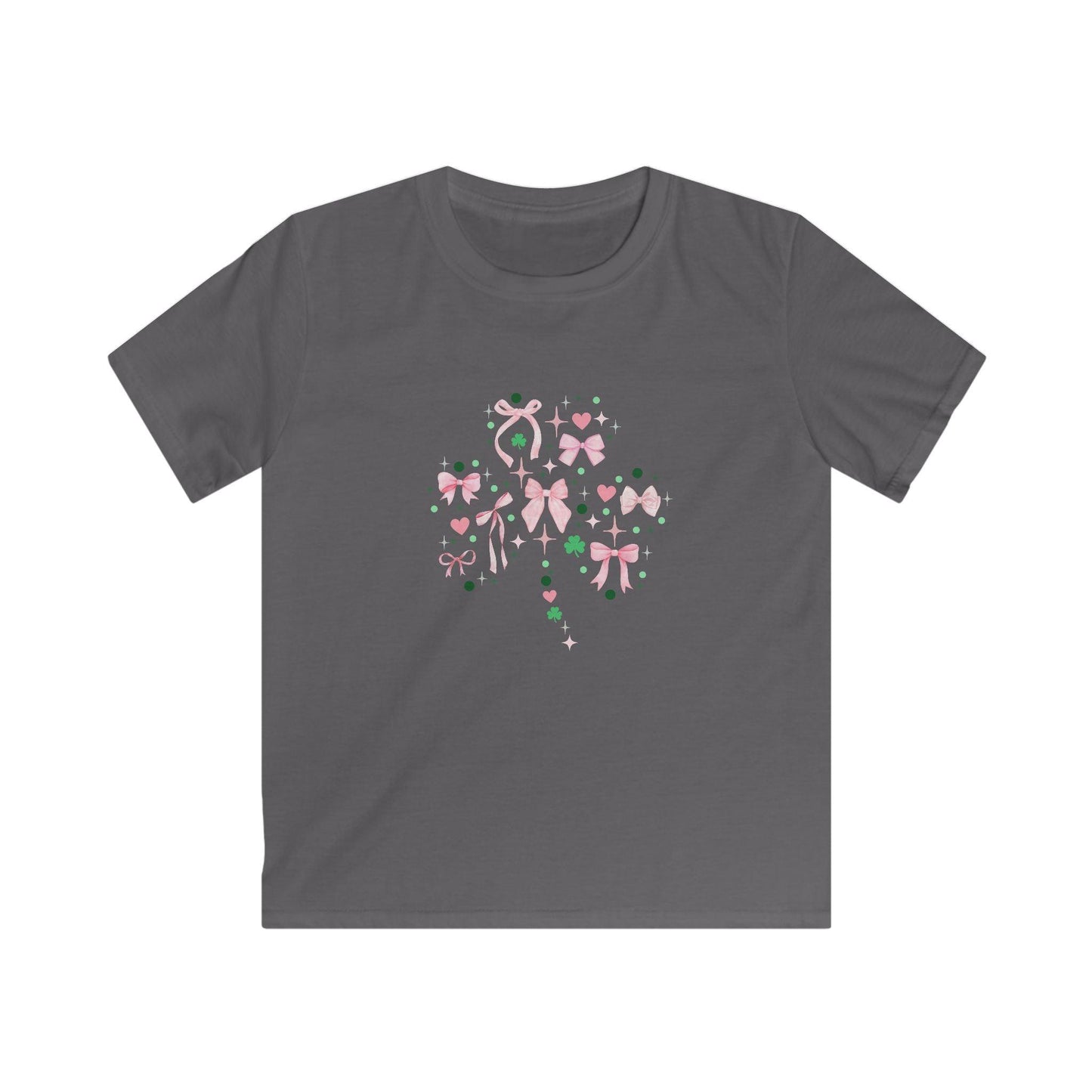 Shamrock Sparkle Youth Tee - โ๏ธ๐ Shine Bright this St. Patrick's Day! ๐โ๏ธ - Whippie's