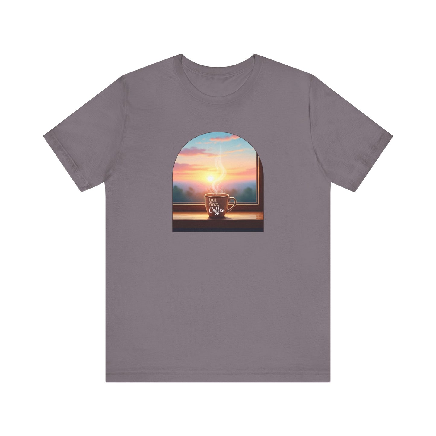 But First, Coffee - Unisex Jersey Tee - Whippie's