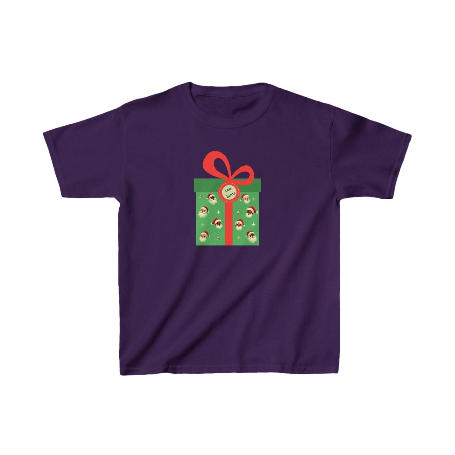 Love Santa Present 🎅 Kids Heavy Cotton™ Tee! - Whippie's