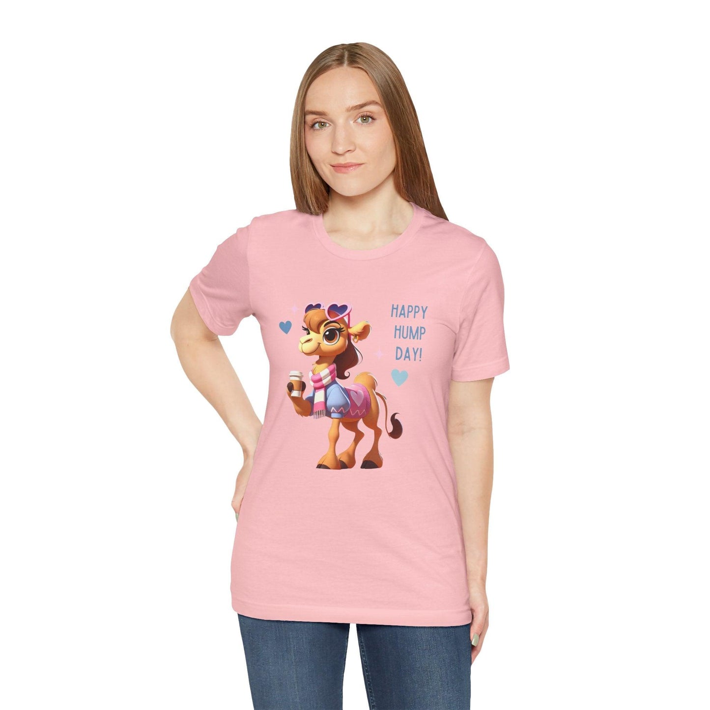 Happy Hump Day - Unisex Jersey Tee - 🐪 Celebrate the Midweek Hump with a Smile! 🐪 - Whippie's