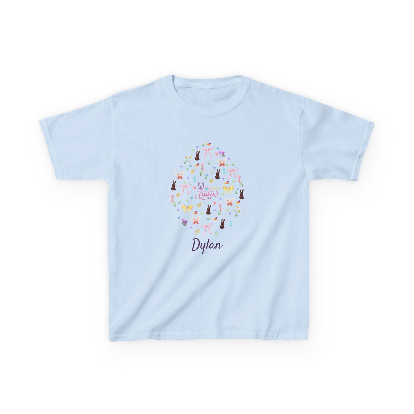 Easter Egg-stravaganza Kids Heavy Cotton Tee - Hop into Easter Fun! - Personalizable - Whippie's