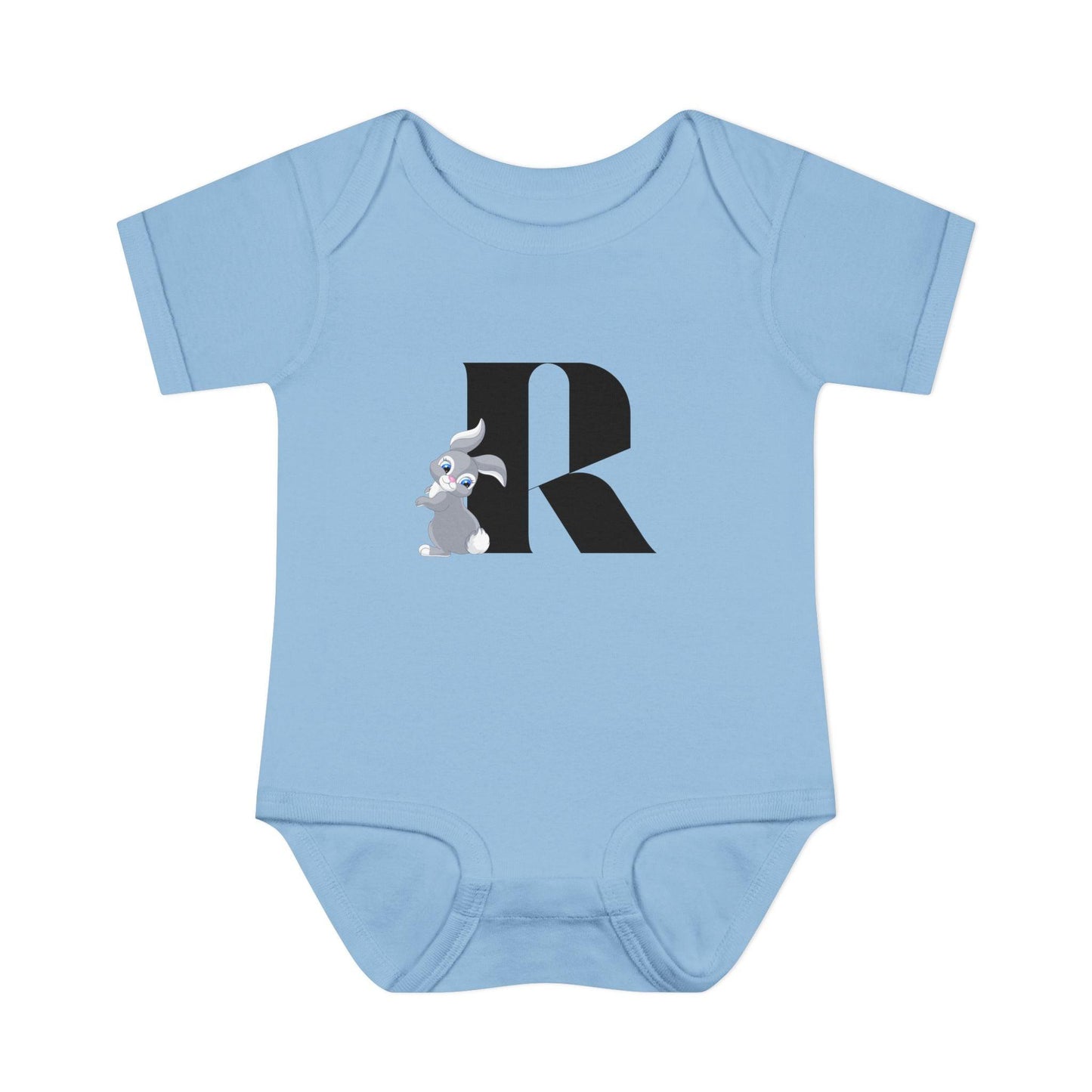 Alphabet Adventures: Letter R - Rad Rabbit Baby Onesie R is for Rad Rabbit! - Whippie's