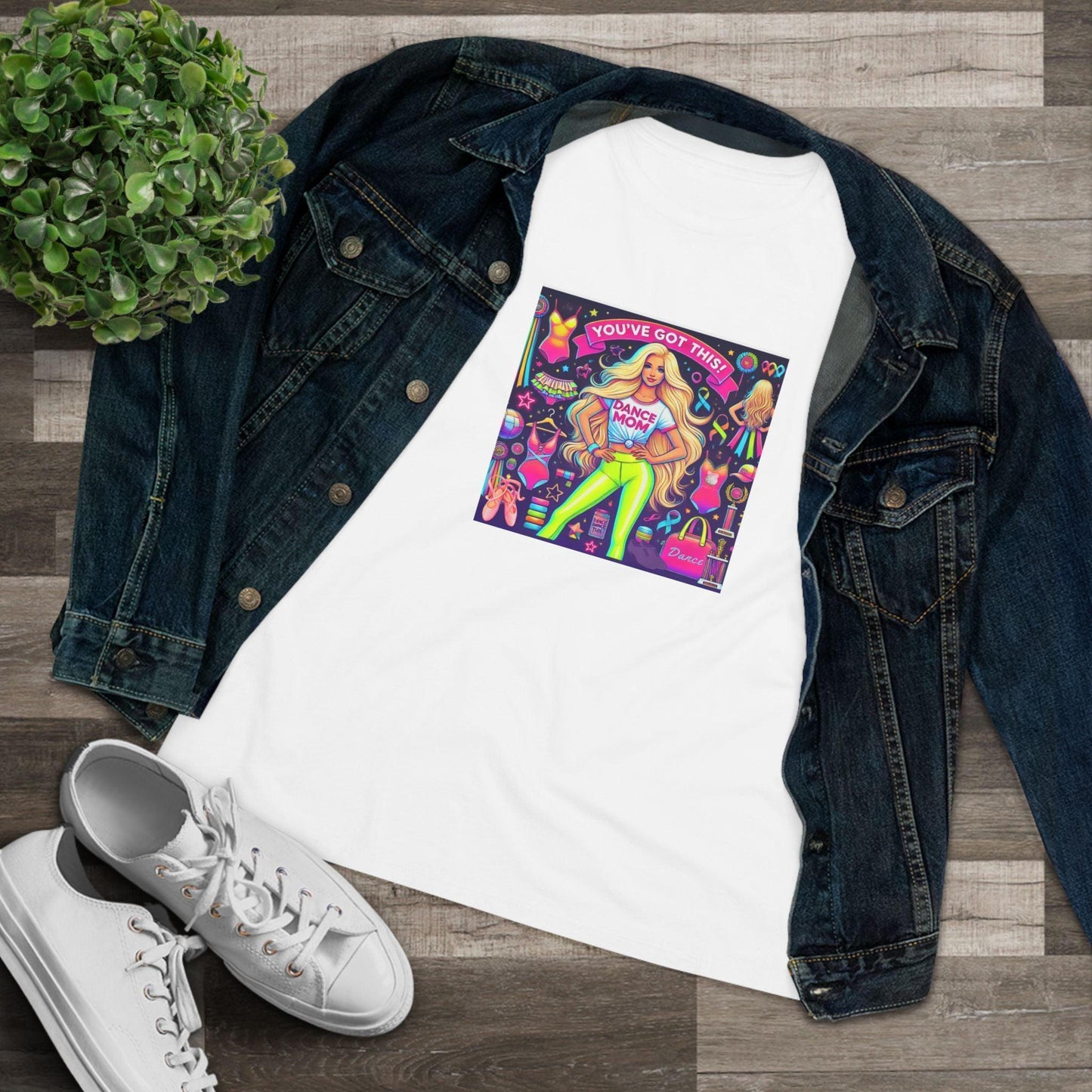 Dance Mom: You've Got This - Blue Hair Mom- You've Got This - Women's Softstyle Tee - Whippie's