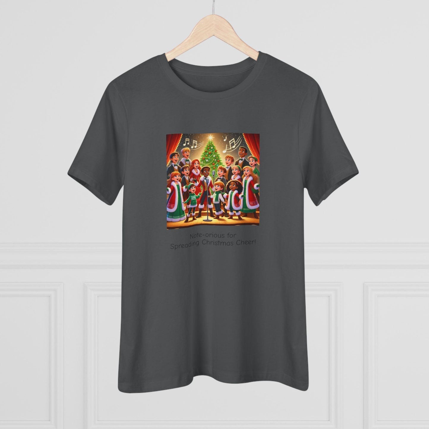 Note-orious for Spreading Christmas Cheer! - Women's Tee - Whippie's