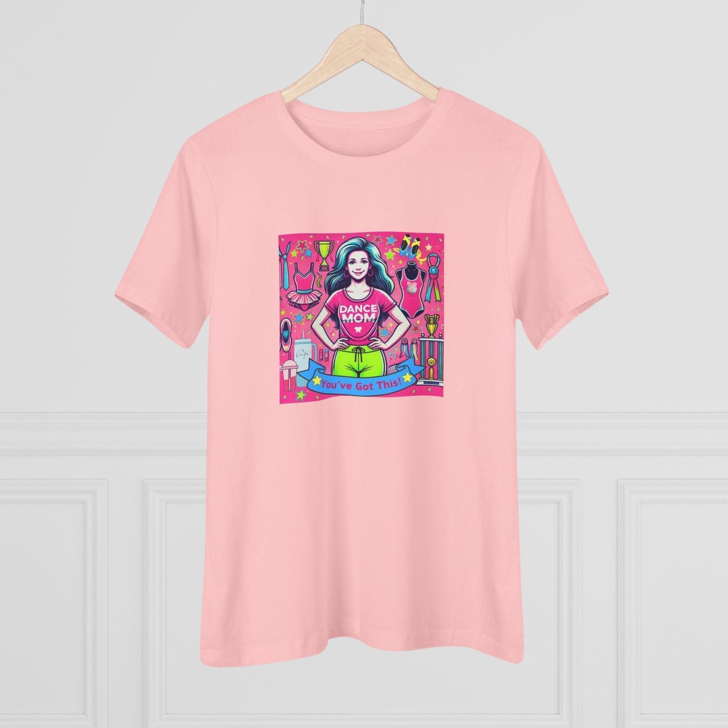 Dance Mom Magic (Brunette Mom) - A Colorful Celebration 🌈 - Women's Softstyle Tee - Whippie's