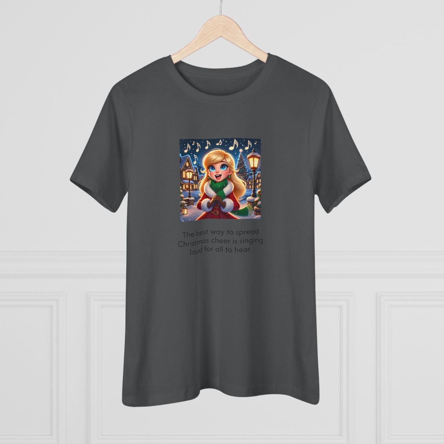 Caroler - Christmas Cheer - LBH Girl - Women's Softstyle Tee - Whippie's
