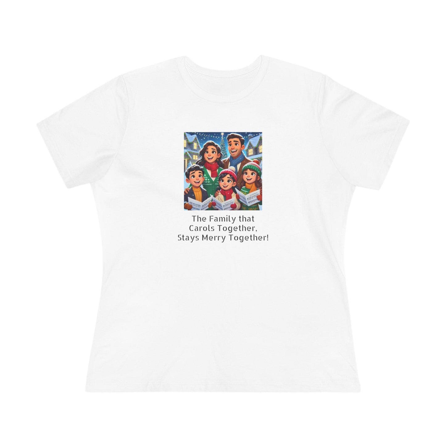 The Family that Carols Together, Stays Merry Together! - Women's Softstyle Tee - Whippie's