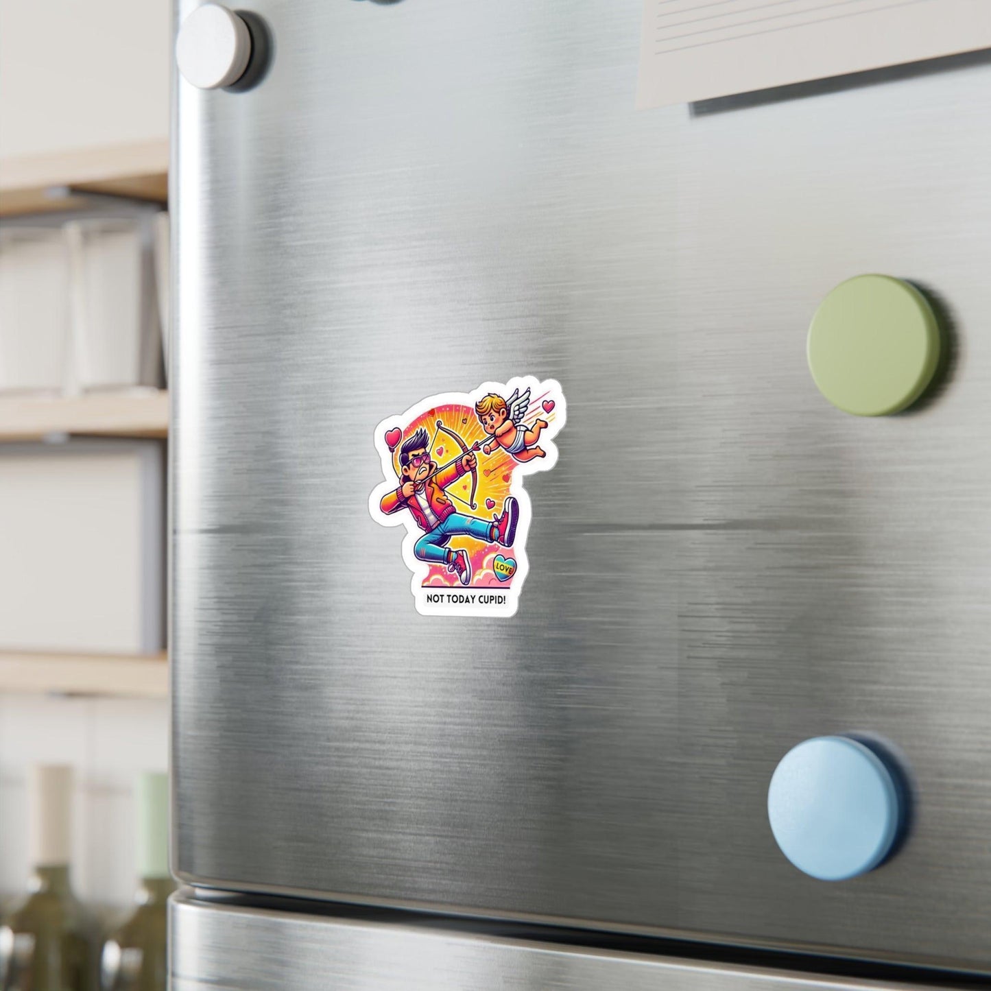 ๐น Cupid Begone! ๐น Kiss-Cut Vinyl Decal โจ Love on your own terms! - Whippie's