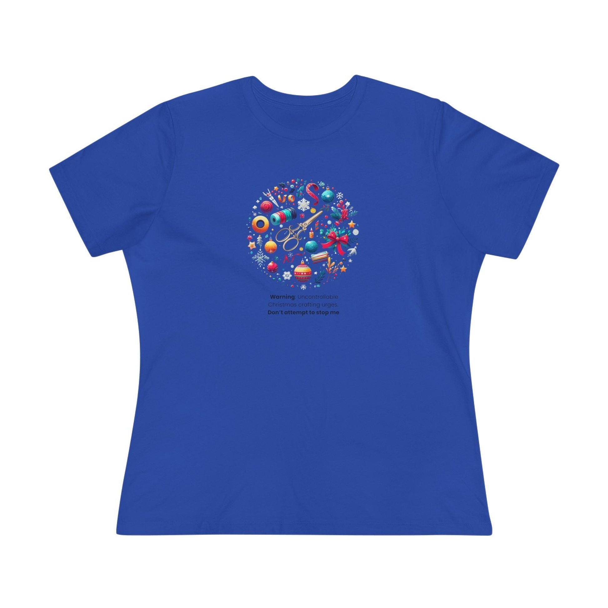 Snow Globe - Uncontrollable Urge to Craft - Women's Softstyle Tee - Whippie's