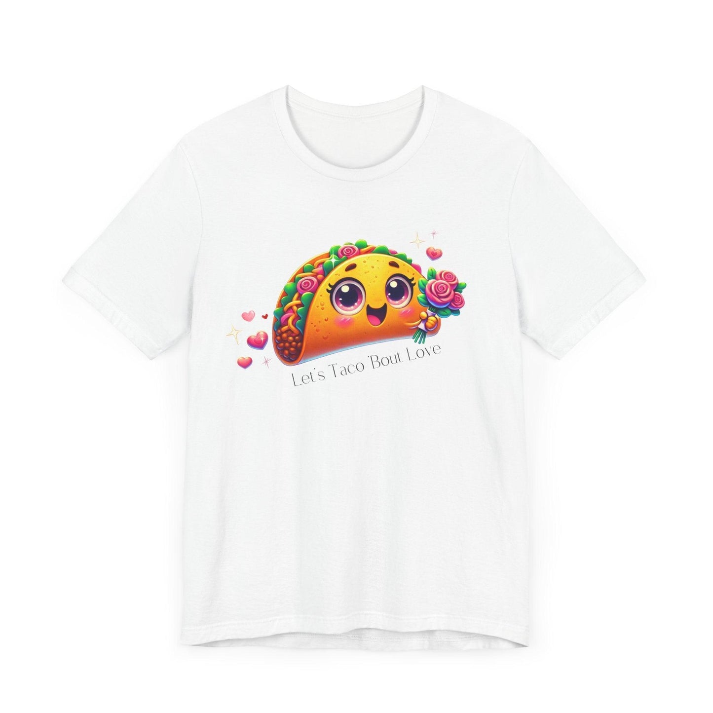 🌮 Let's Taco 'Bout Love 💖 Unisex Jersey Tee ✨ Spread the love this Valentine's Day! - Whippie's
