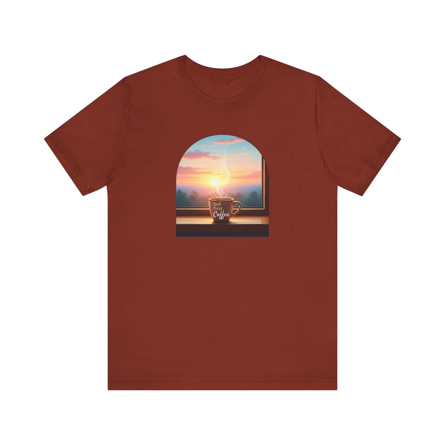 But First, Coffee - Unisex Jersey Tee - Whippie's