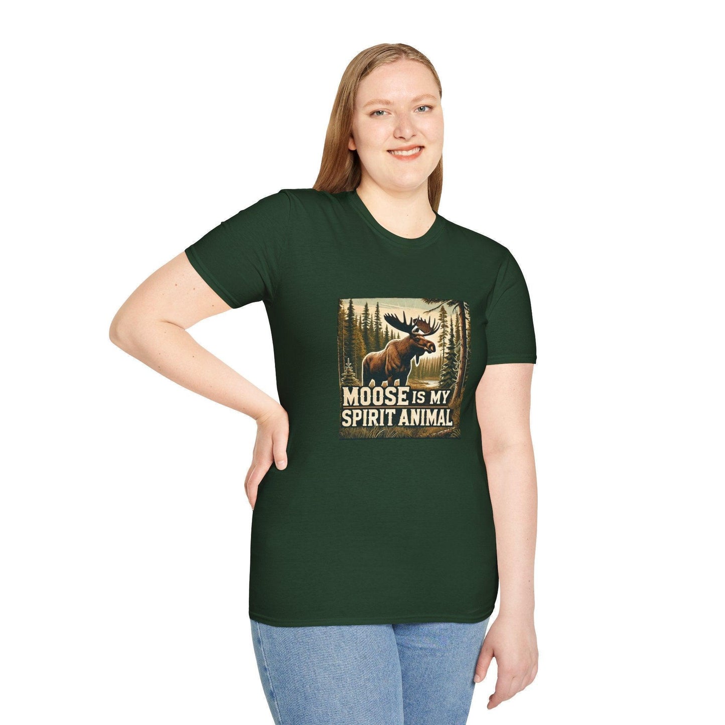Moose is my Spirit Animal - Unisex T-Shirt - Whippie's