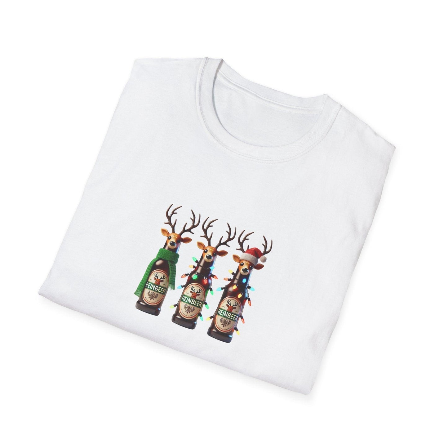 Reinbeer: 'Tis the Season to be Drinking! ๐ป๐ฆ๐ - Unisex Softstyle T-shirt - Whippie's